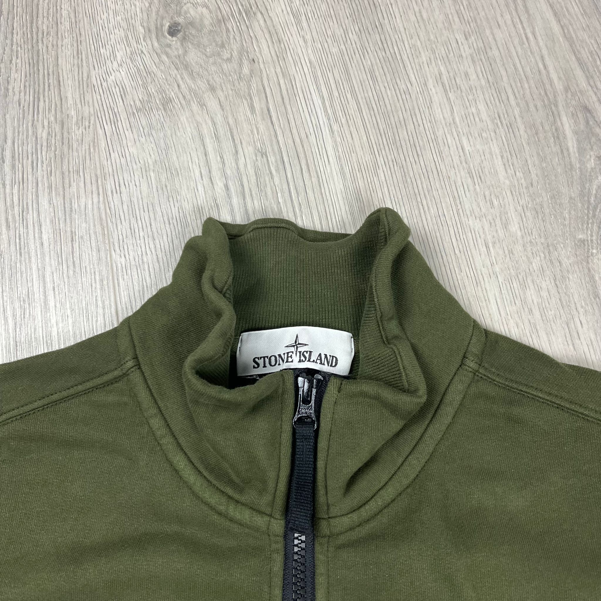 Stone Island Zip Fleece - Olive