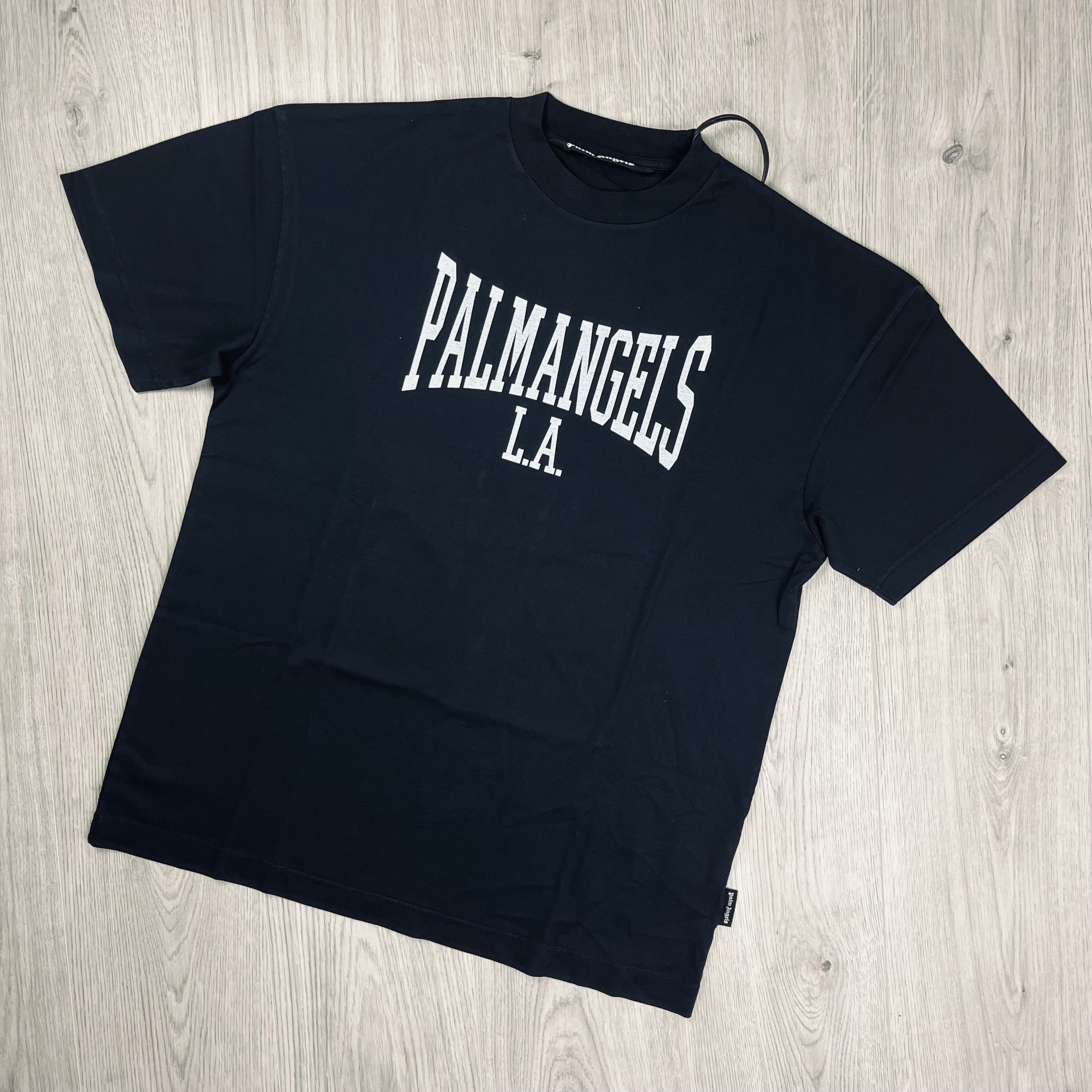 Palm Angels College T-Shirt - Black