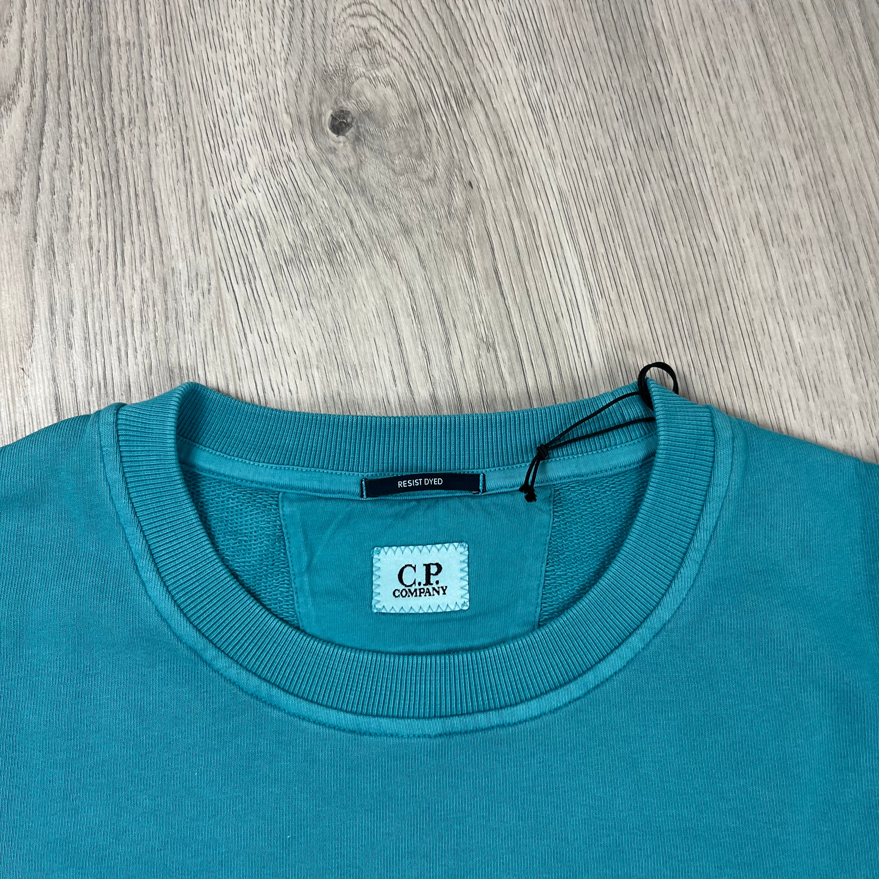 CP Company Patch Sweatshirt - Tile Blue