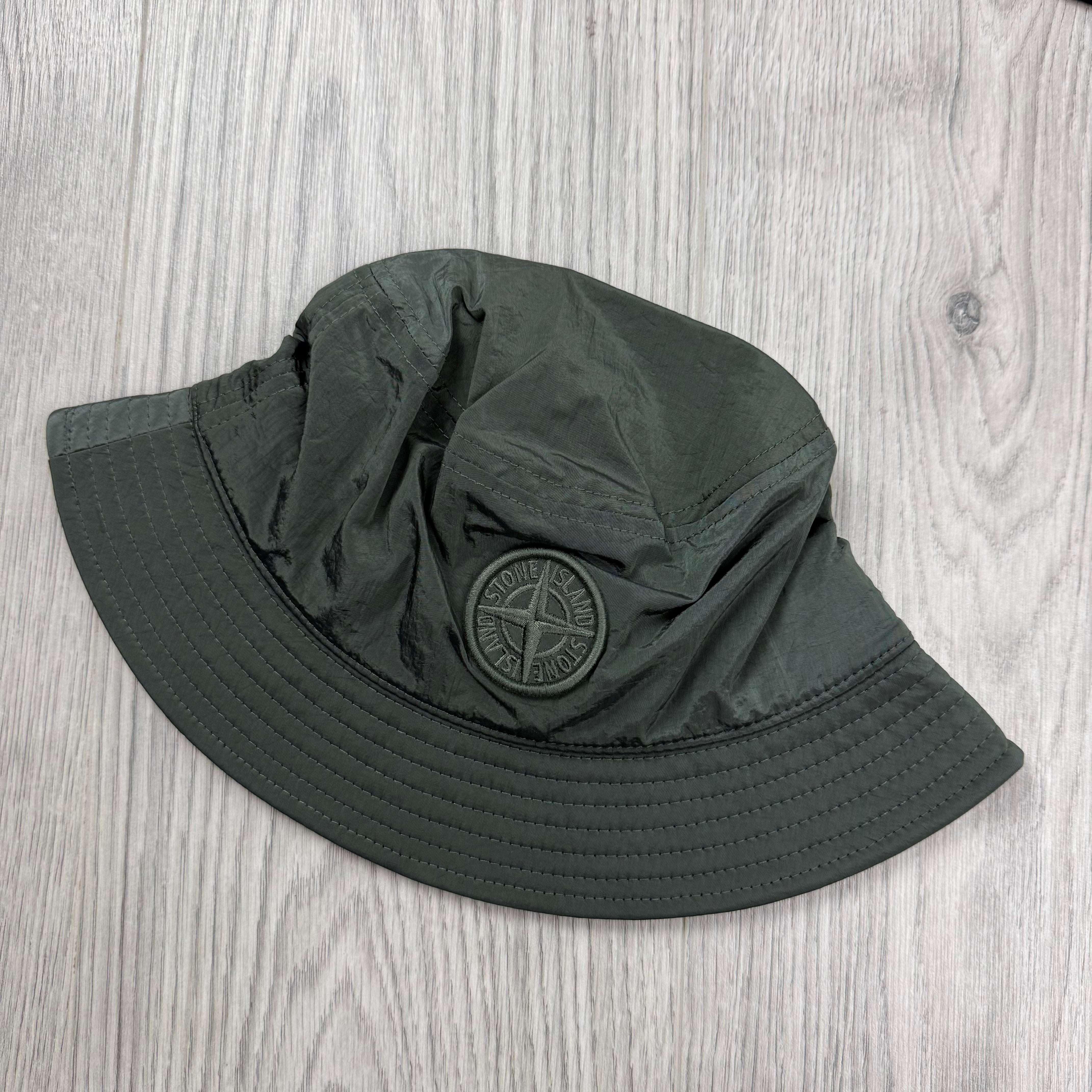 Stone Island Junior Bucket Hat - Military