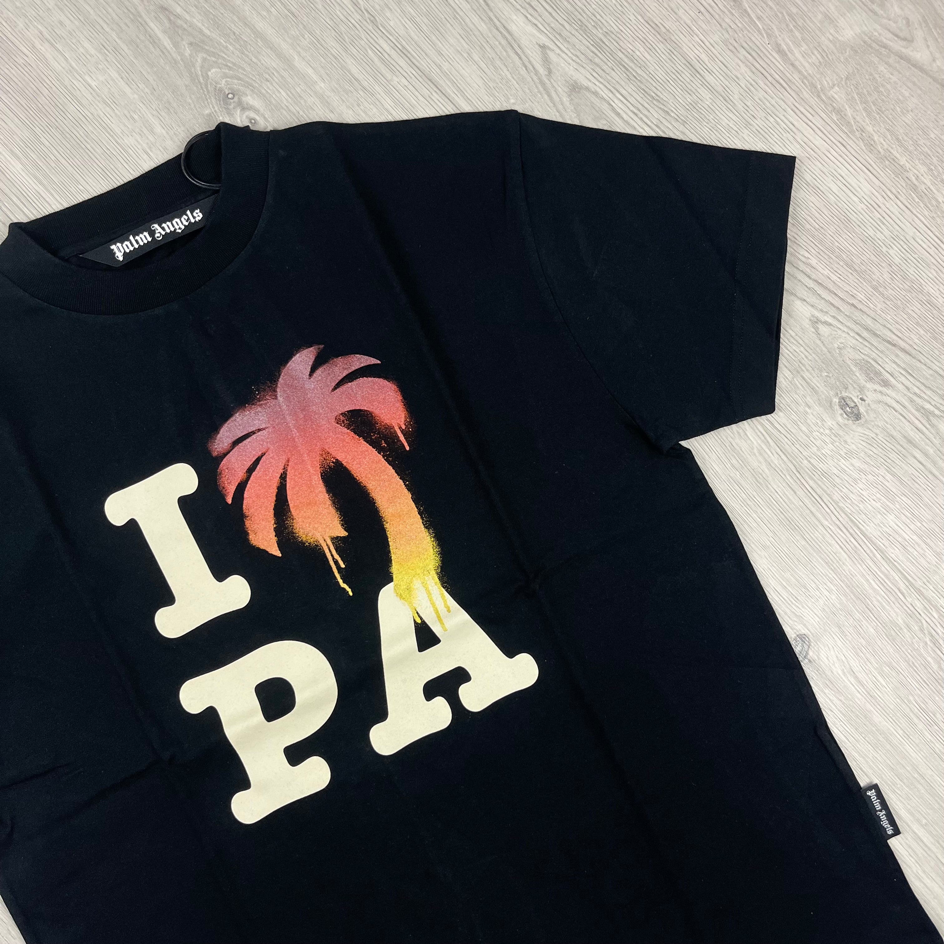 Palm Angels Printed T-Shirt - Black