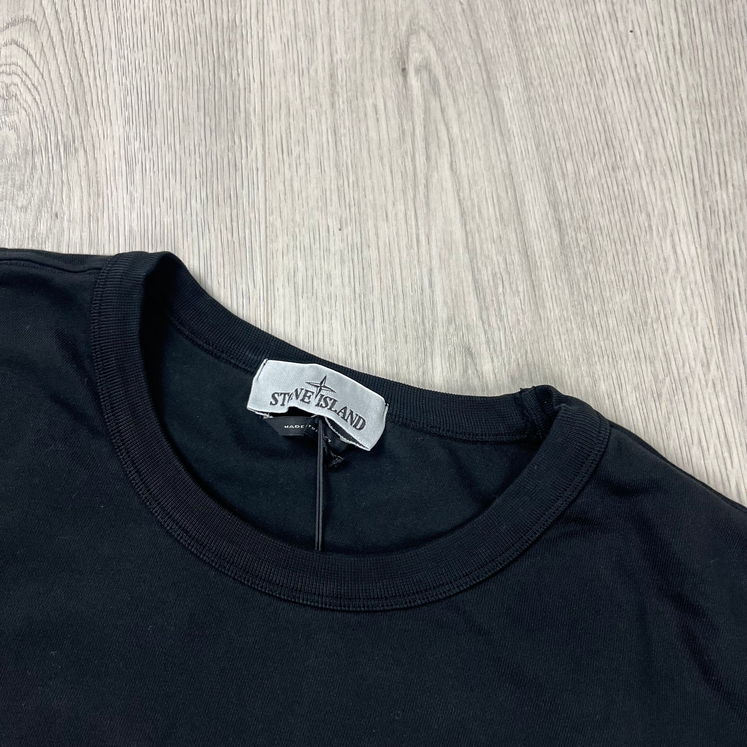 Stone Island Dyed Sweatshirt - Black