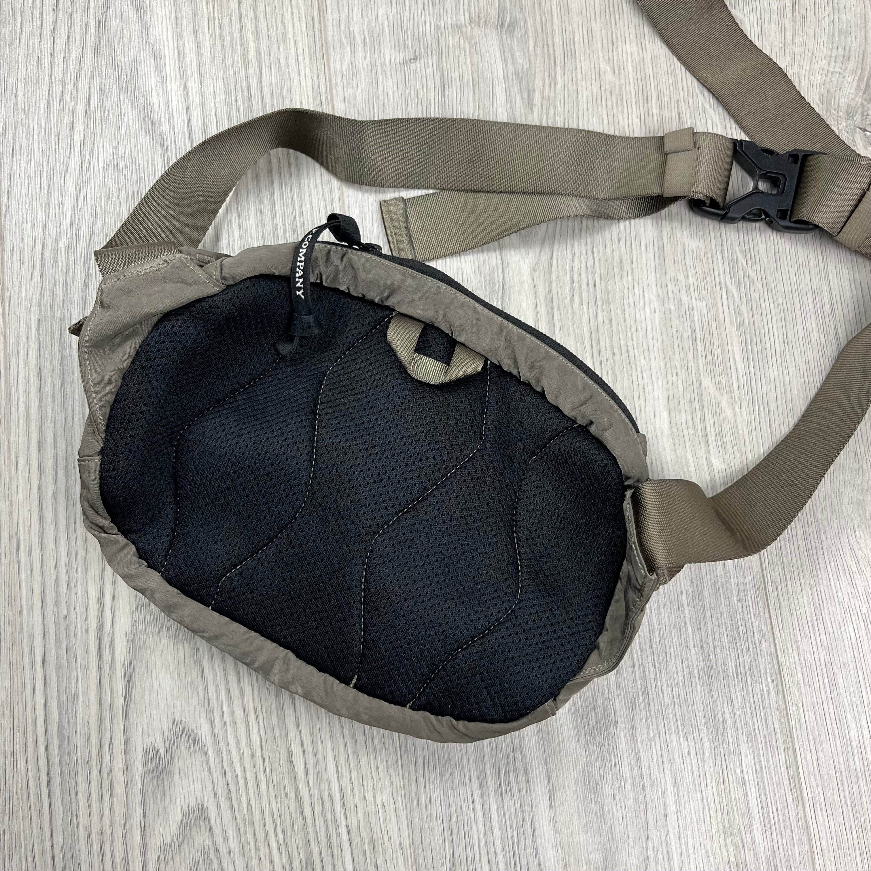 CP Company Zip Chrome Bag - Walnut