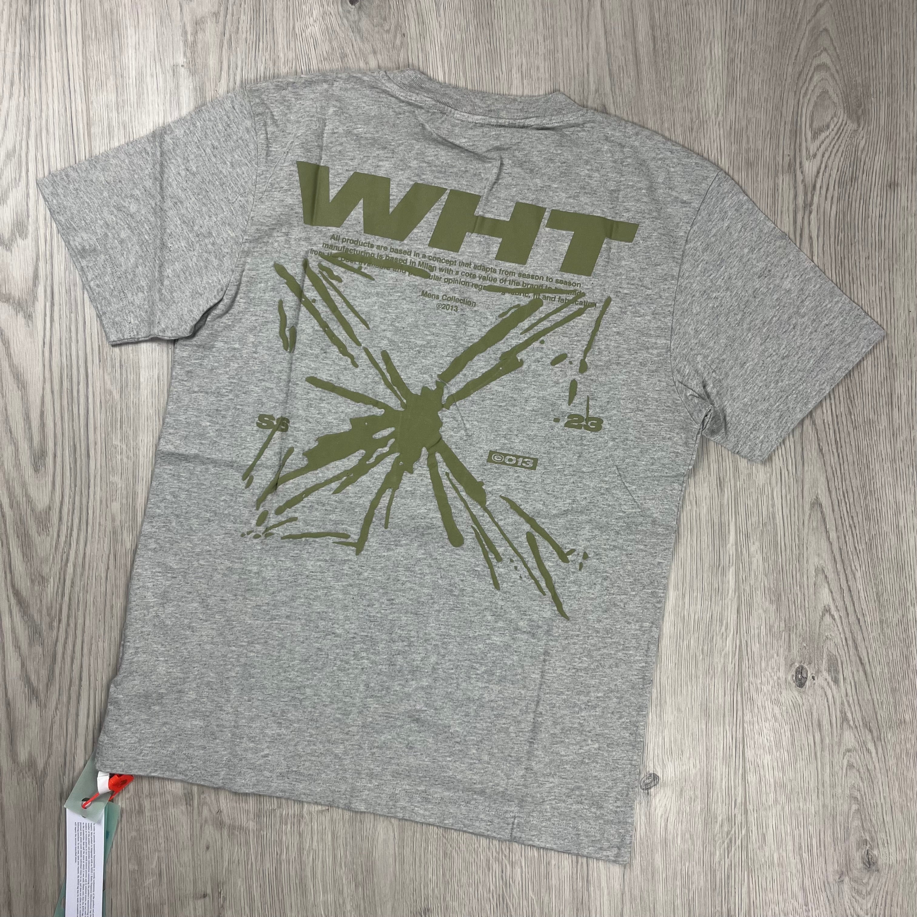 Off-White Splash T-Shirt - Grey