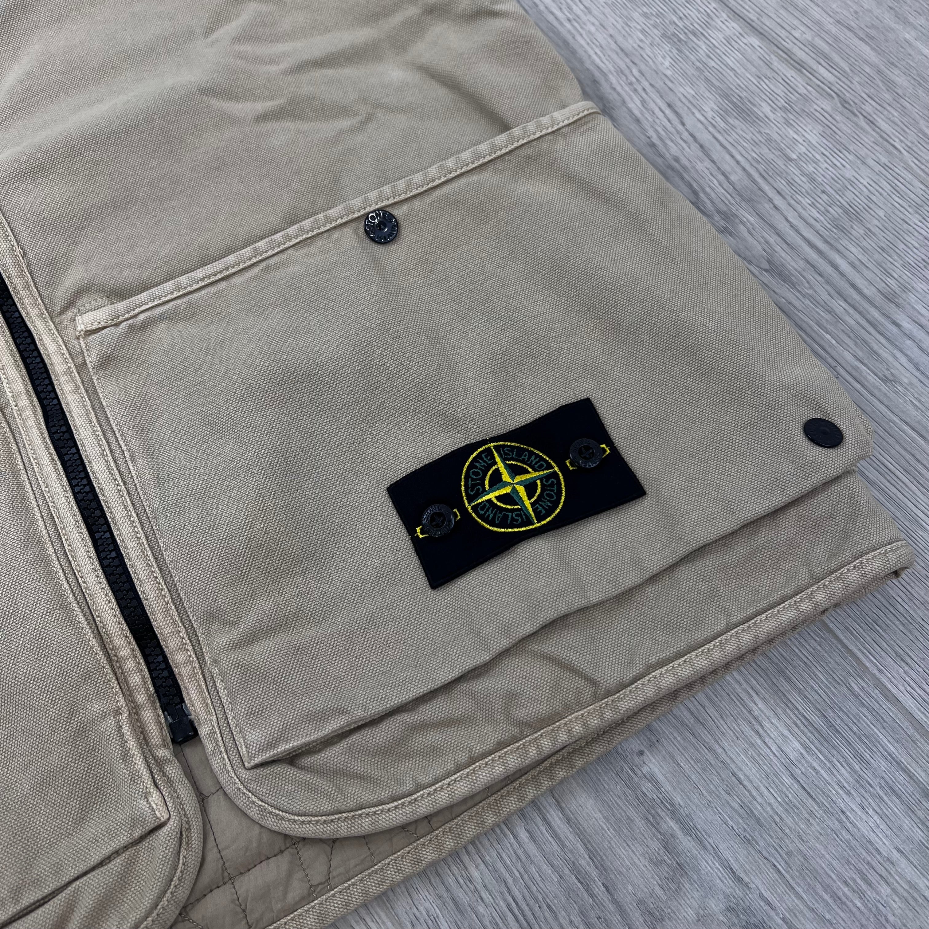Stone Island Panama Gilet - Desert