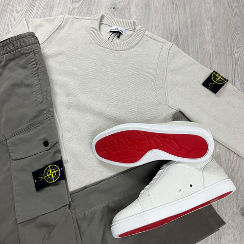 Stone Island Sweatshirt | Christian Louboutin Sneakers