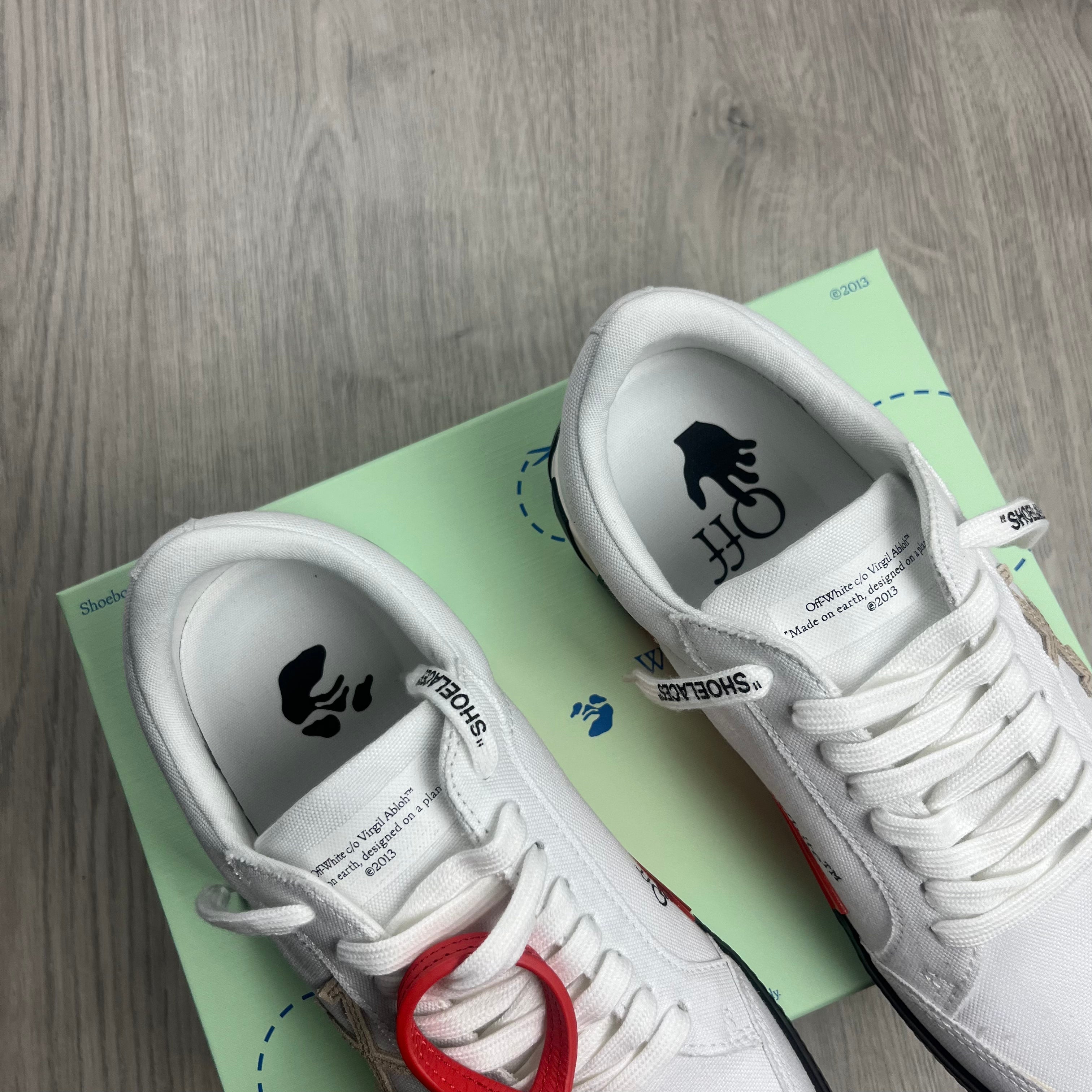 Off-White Canvas Sneakers - White