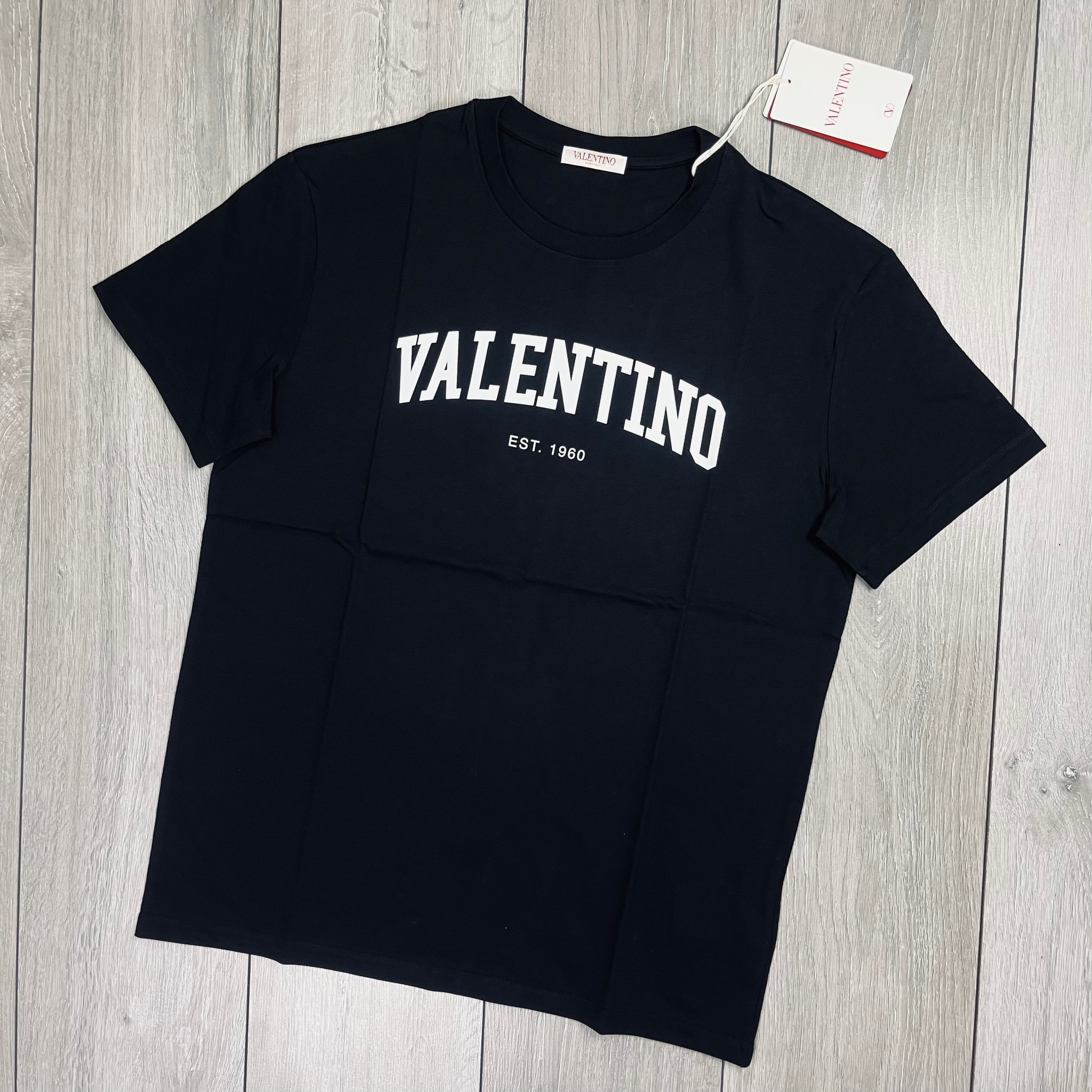 Valentino College T-Shirt - Black