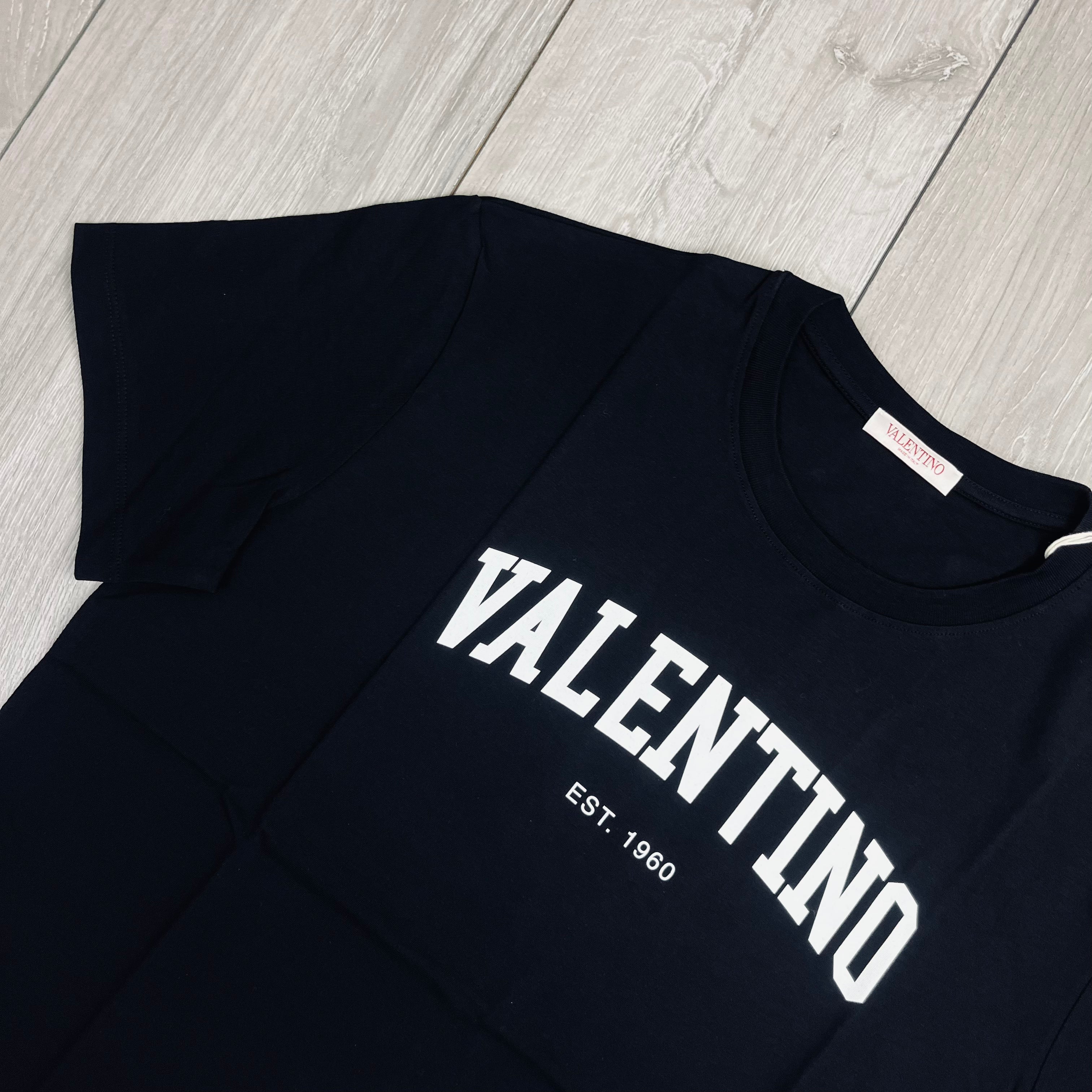 Valentino College T-Shirt - Black