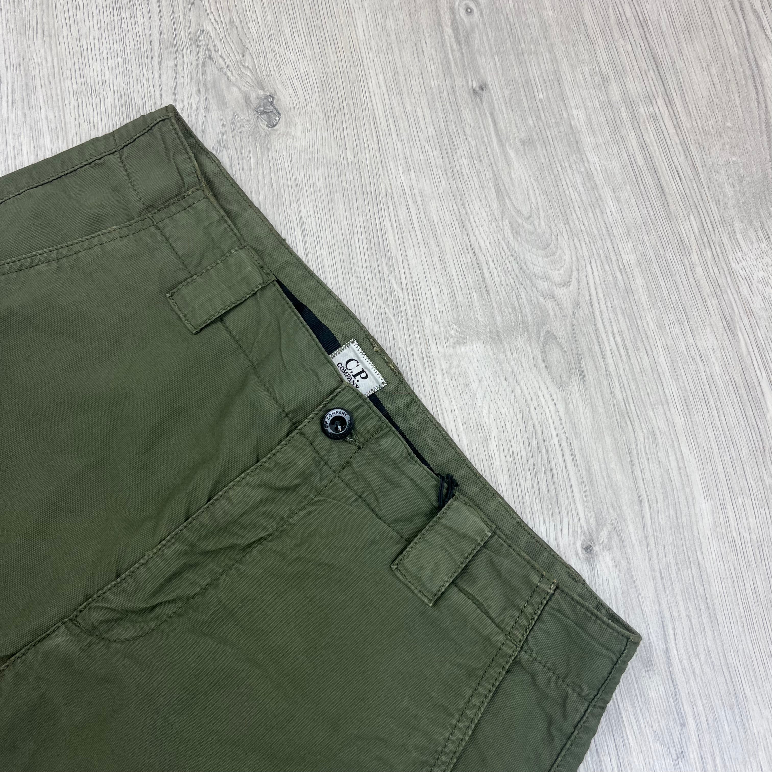 CP Company Cargo Shorts - Bronze Green