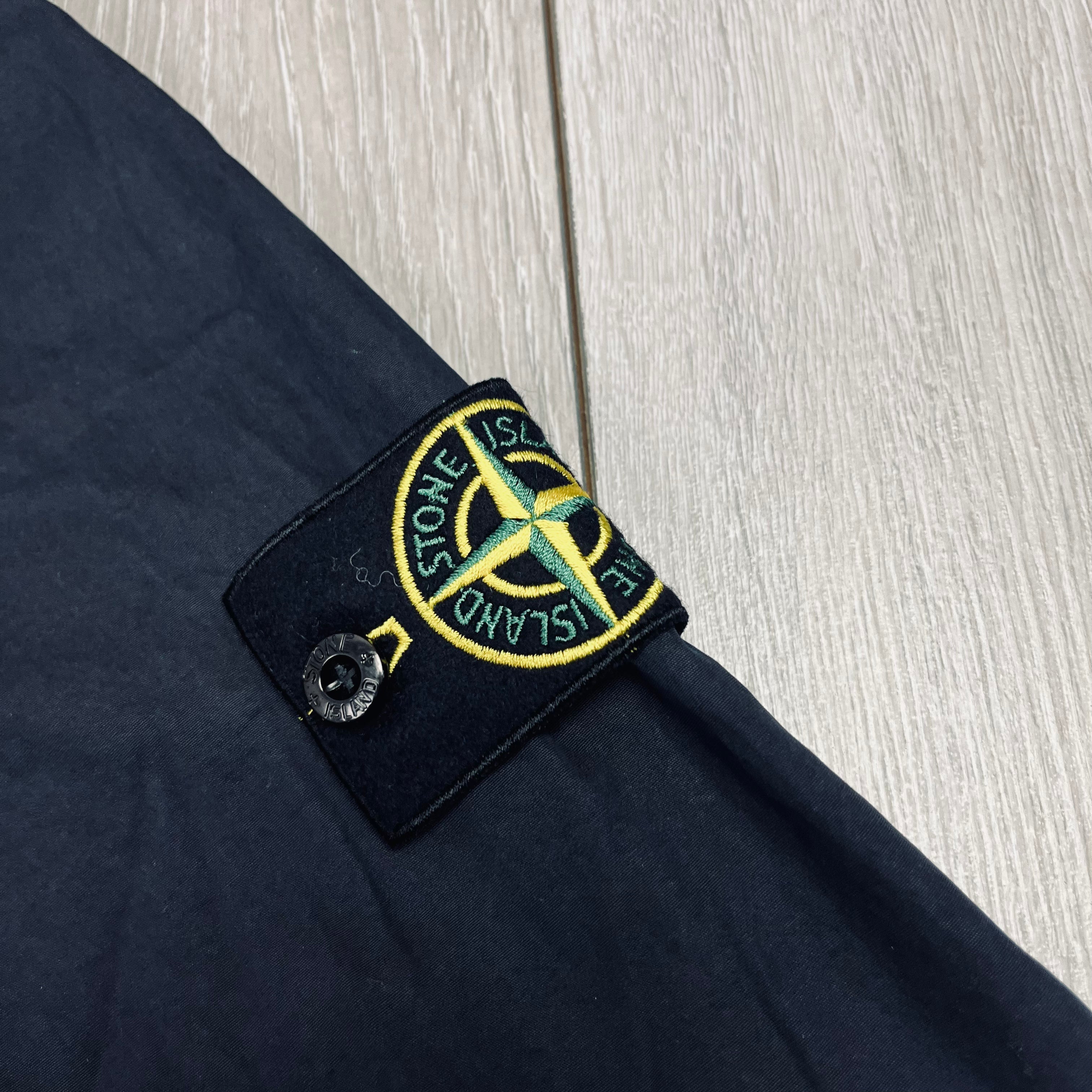 Stone Island Zip Overshirt - Navy