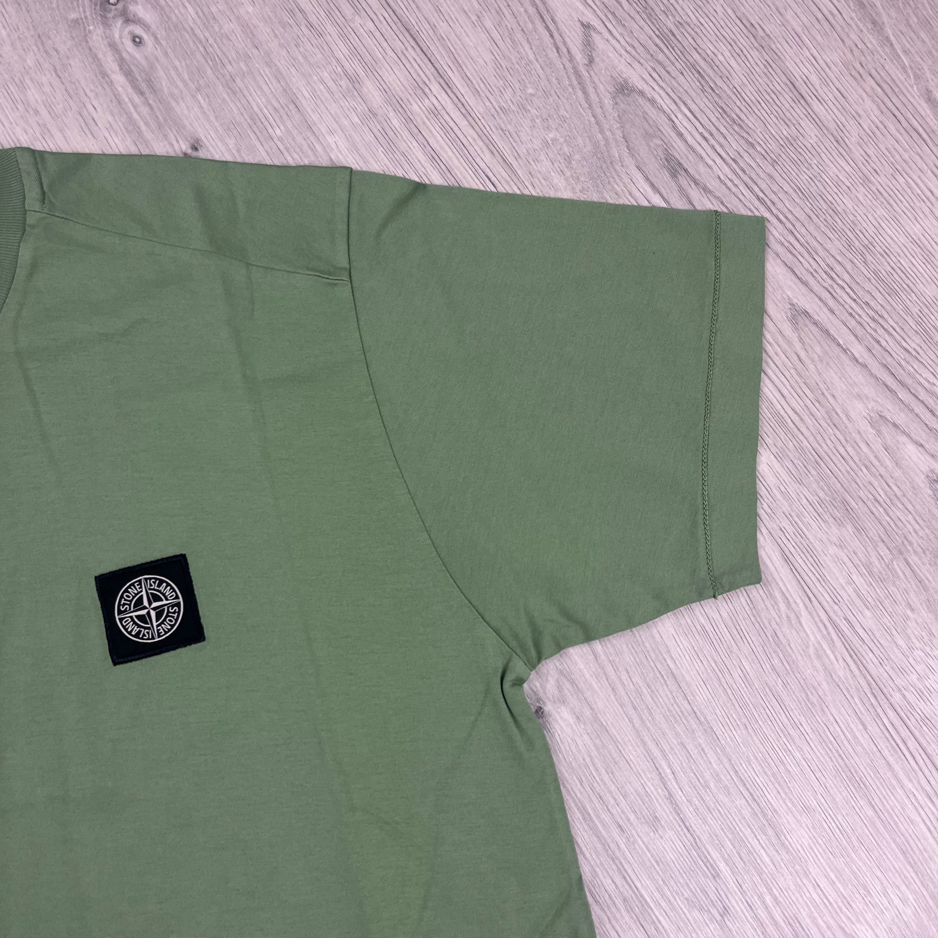 Stone Island Patch T-Shirt - Sage Green