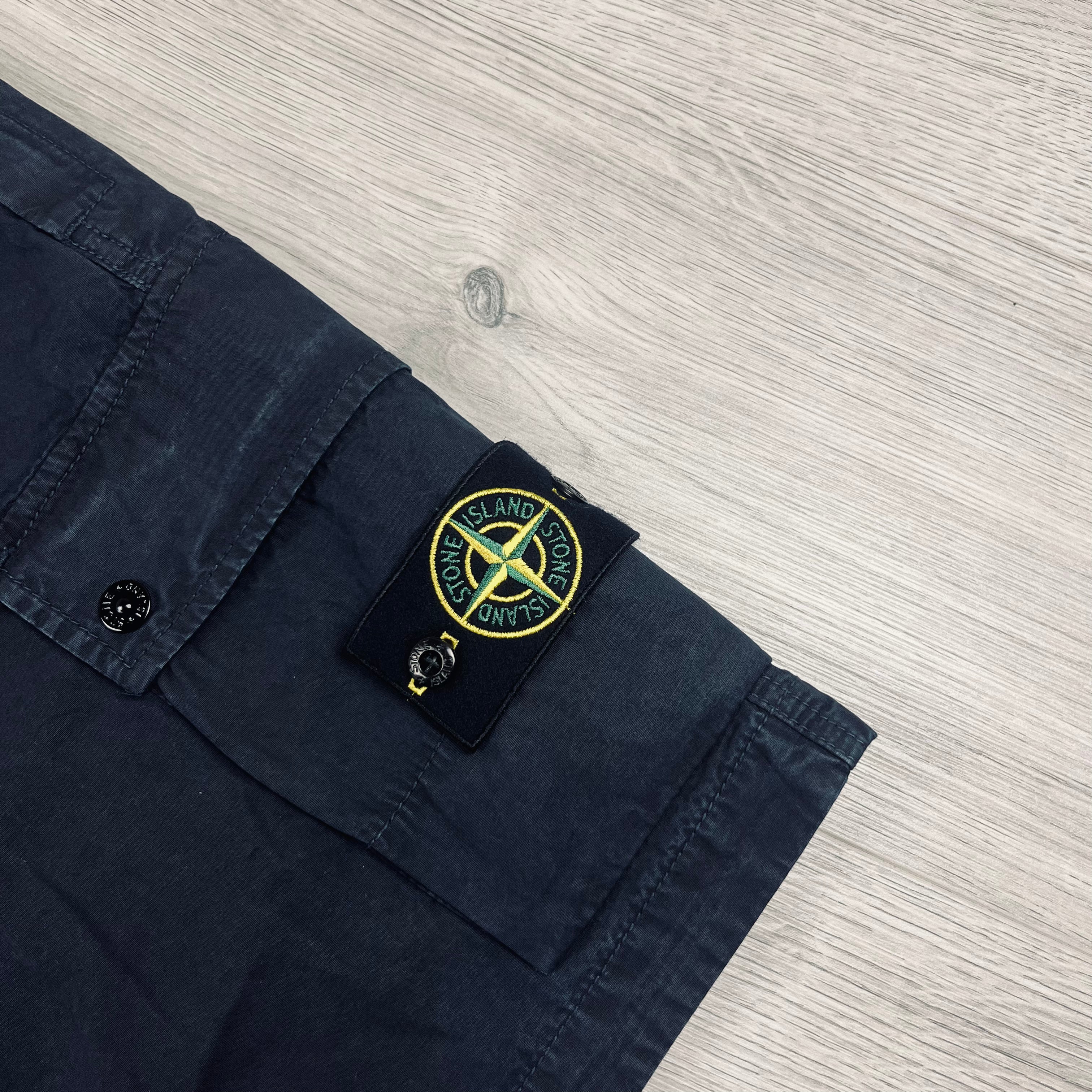 Stone Island Cargo Shorts - Navy