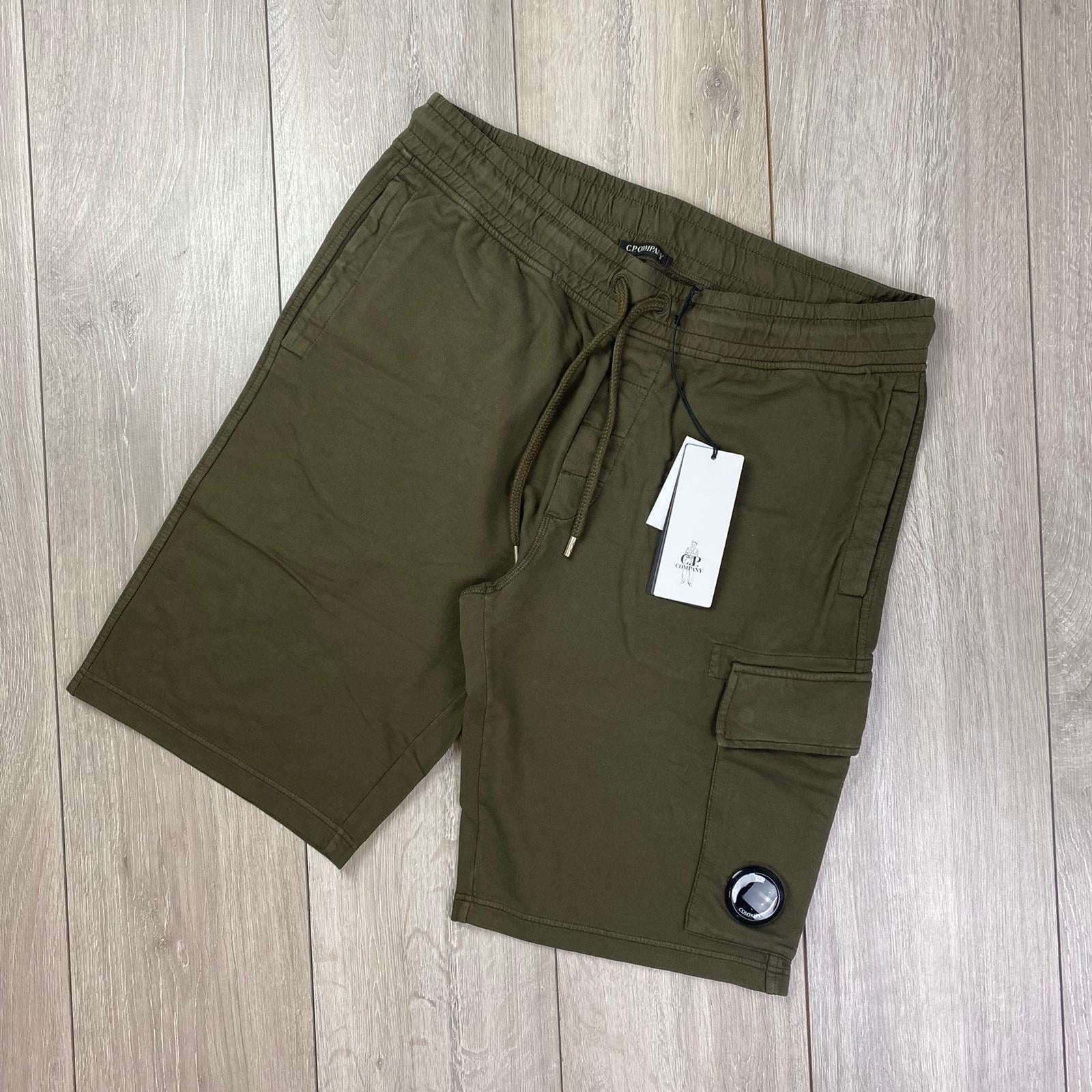 CP Company Jersey Shorts - Green