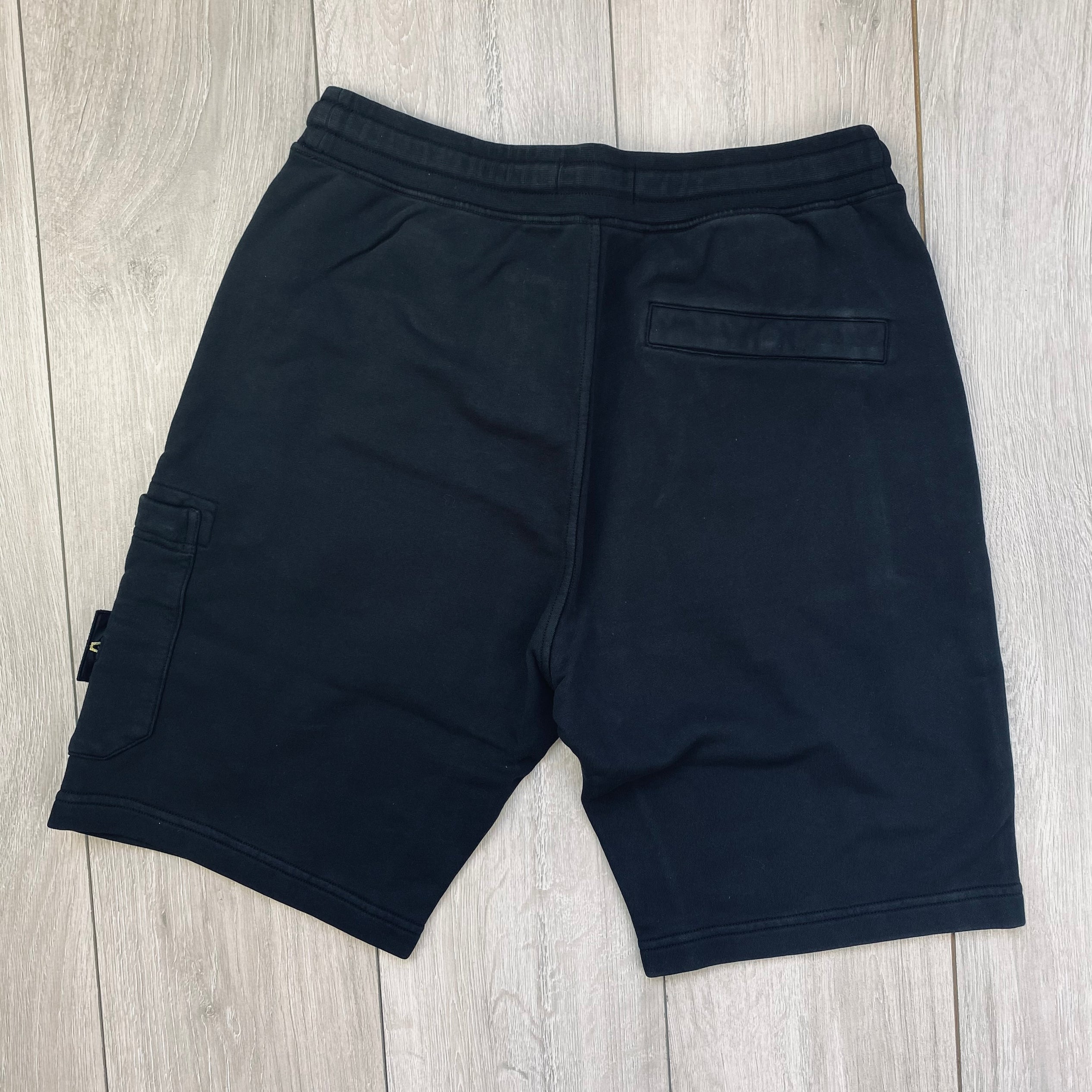 Stone Island Jersey Shorts - Black