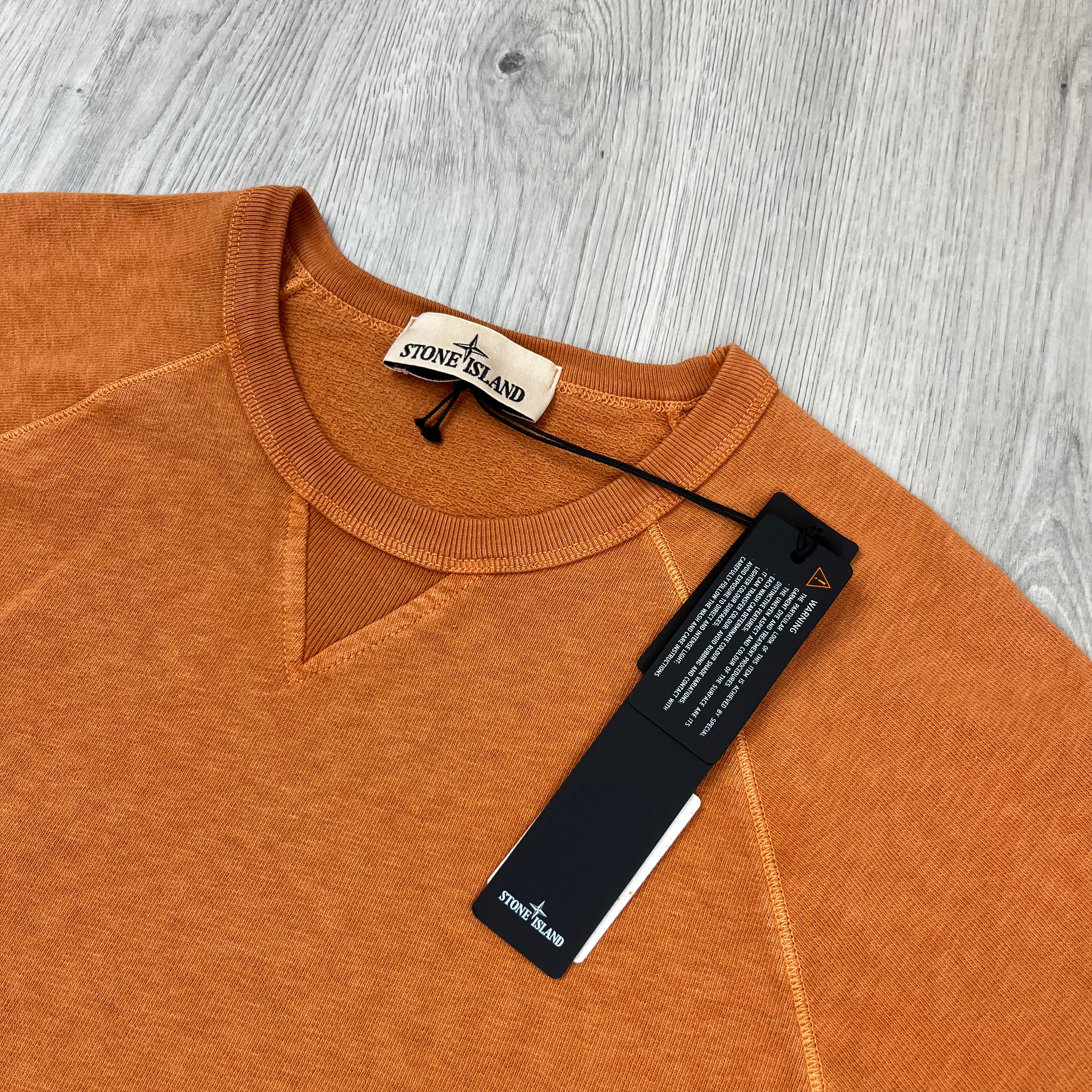 Stone Island Dyed Sweatshirt - Sienna