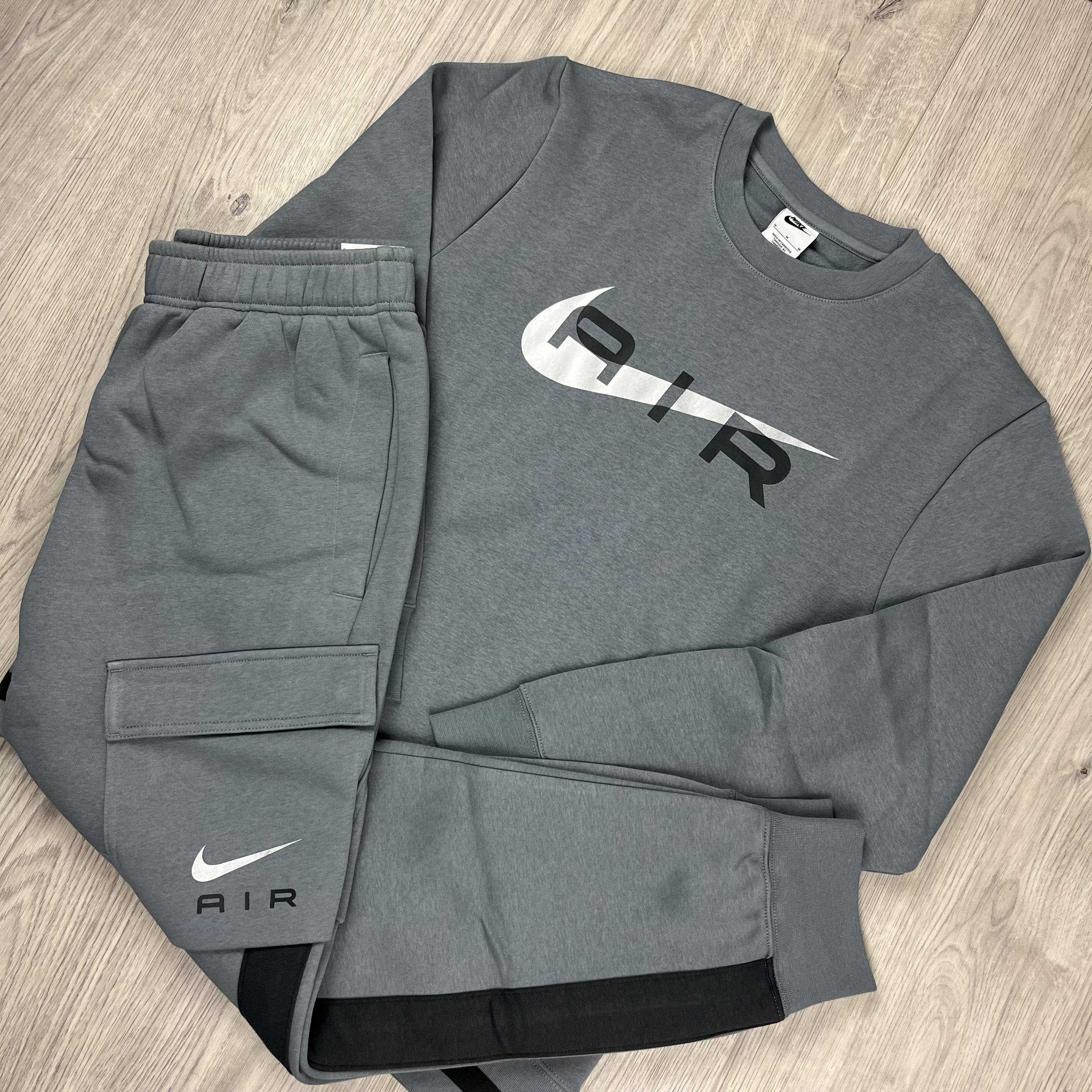 Nike Air Tracksuit in Grey. On sale at Open Attire.