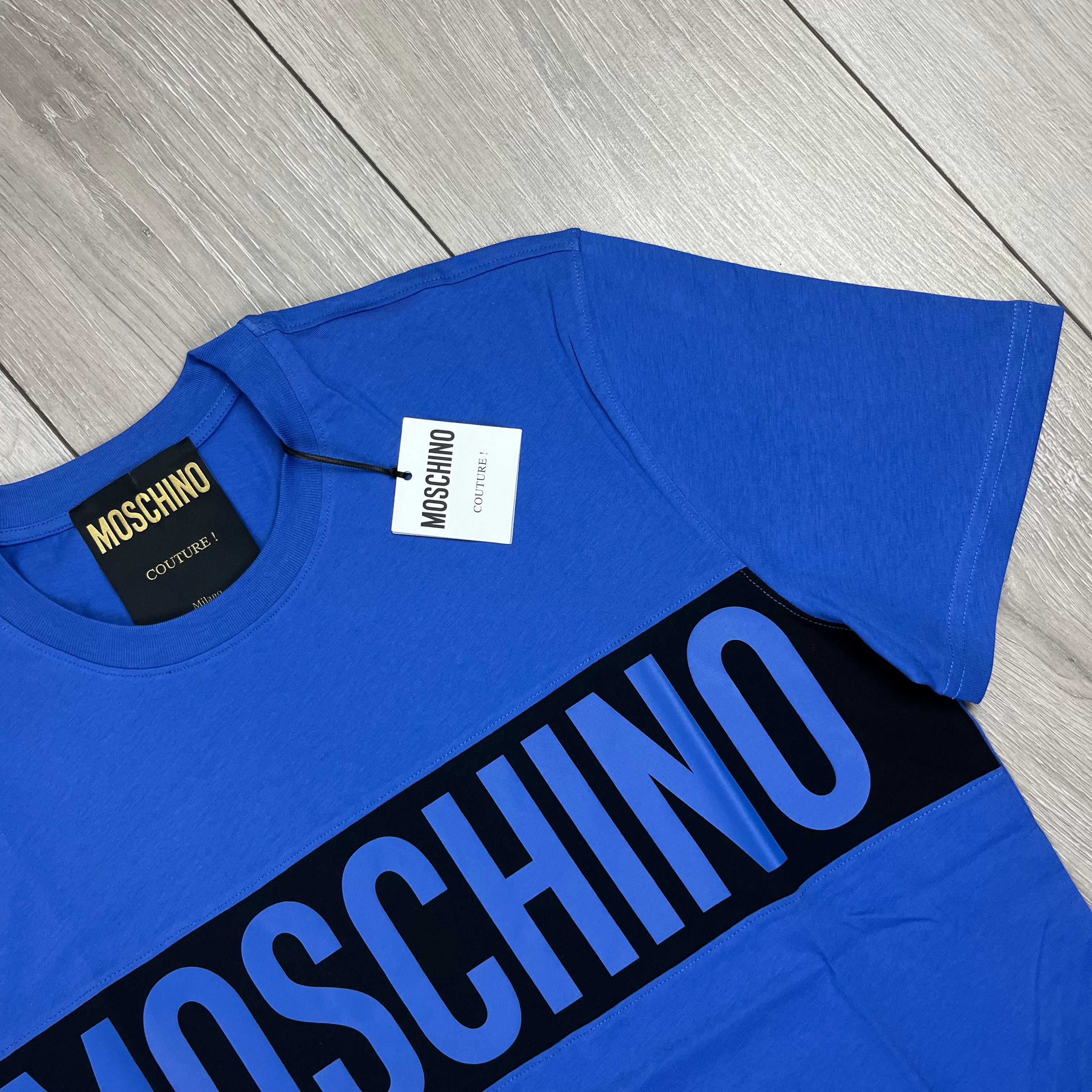 Moschino Printed T-Shirt - Blue