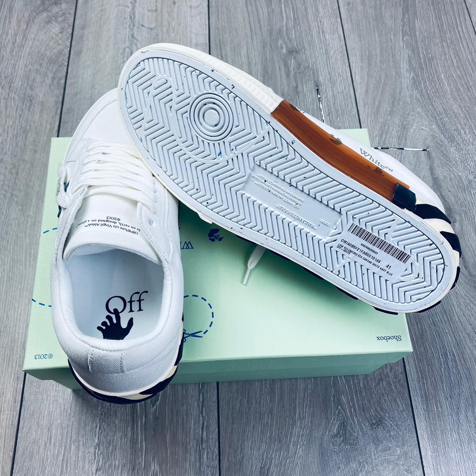 Off-White Canvas Sneakers - White