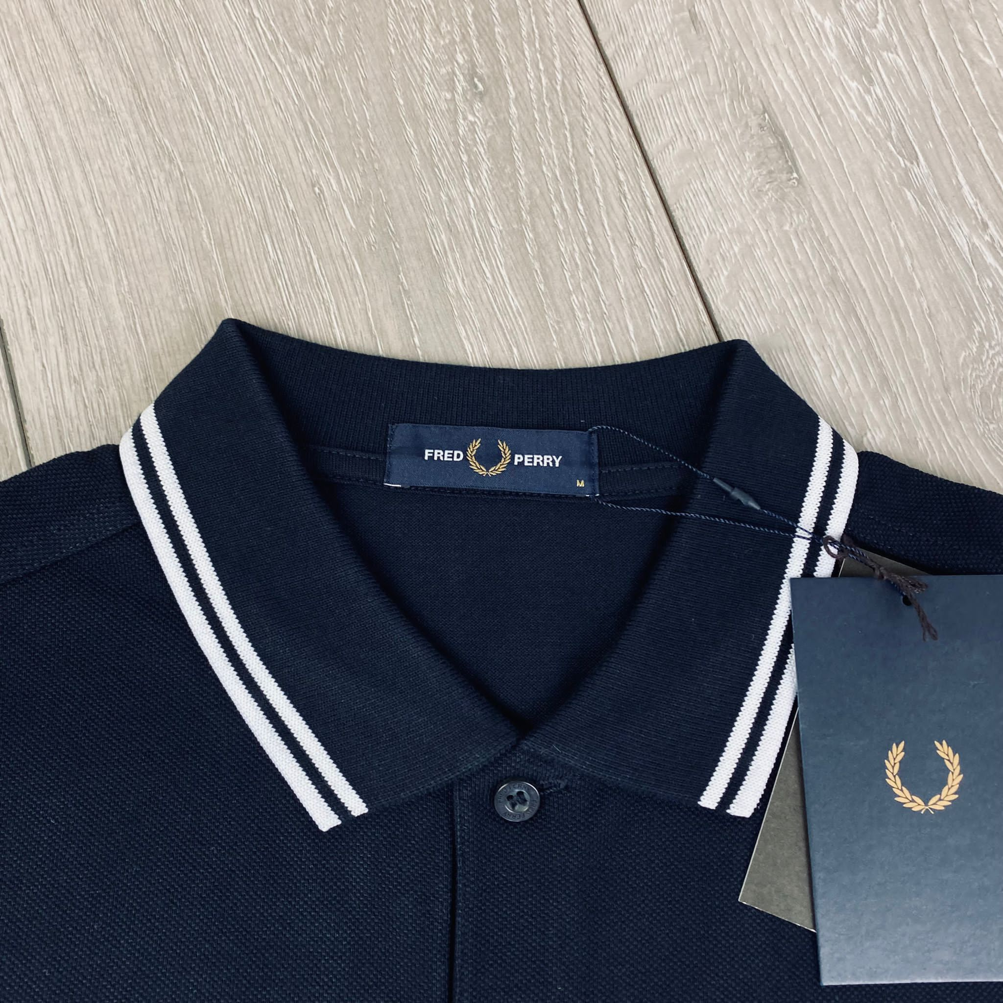 Fred Perry Wreath Polo Shirt - Navy