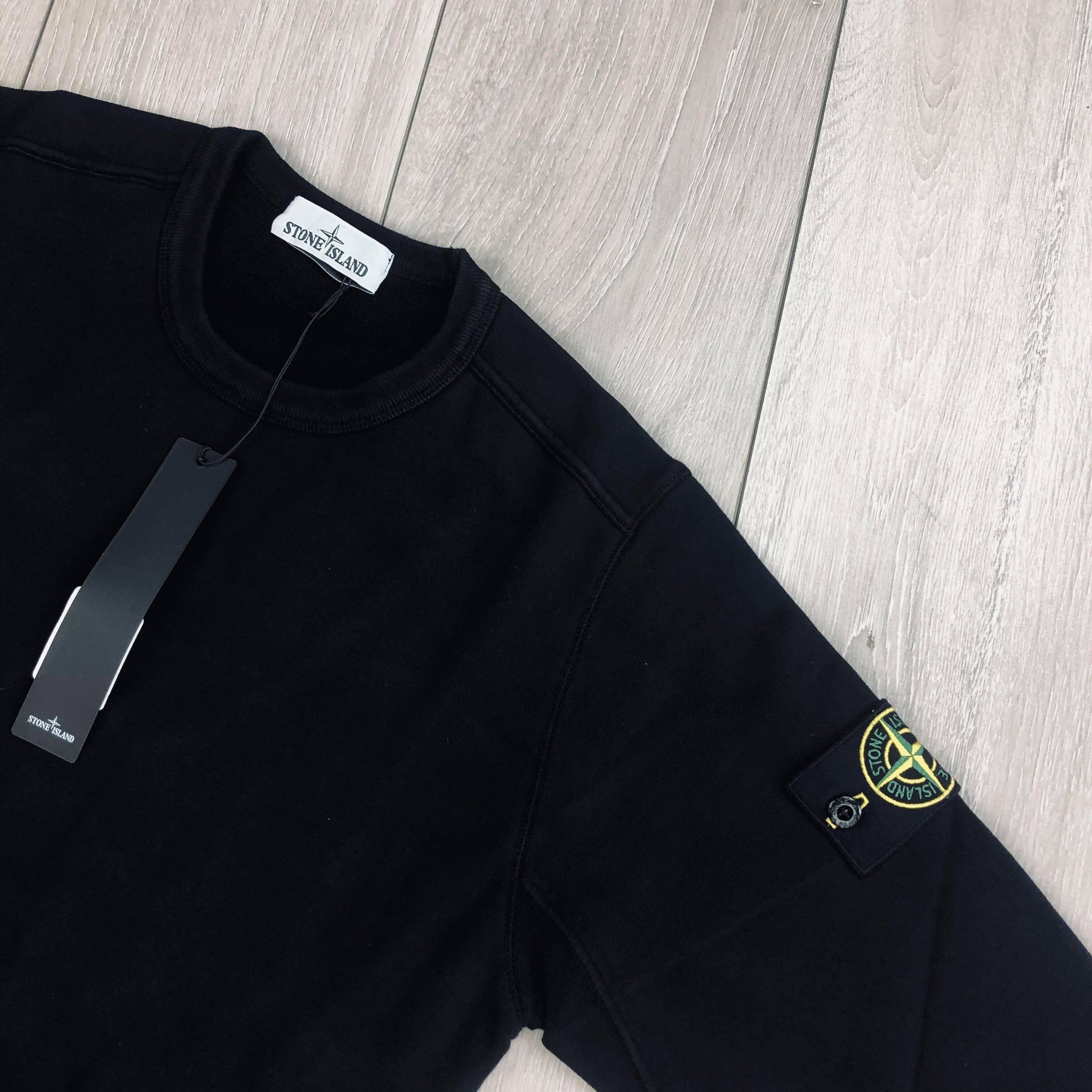 Stone Island Dyed Sweatshirt - Black