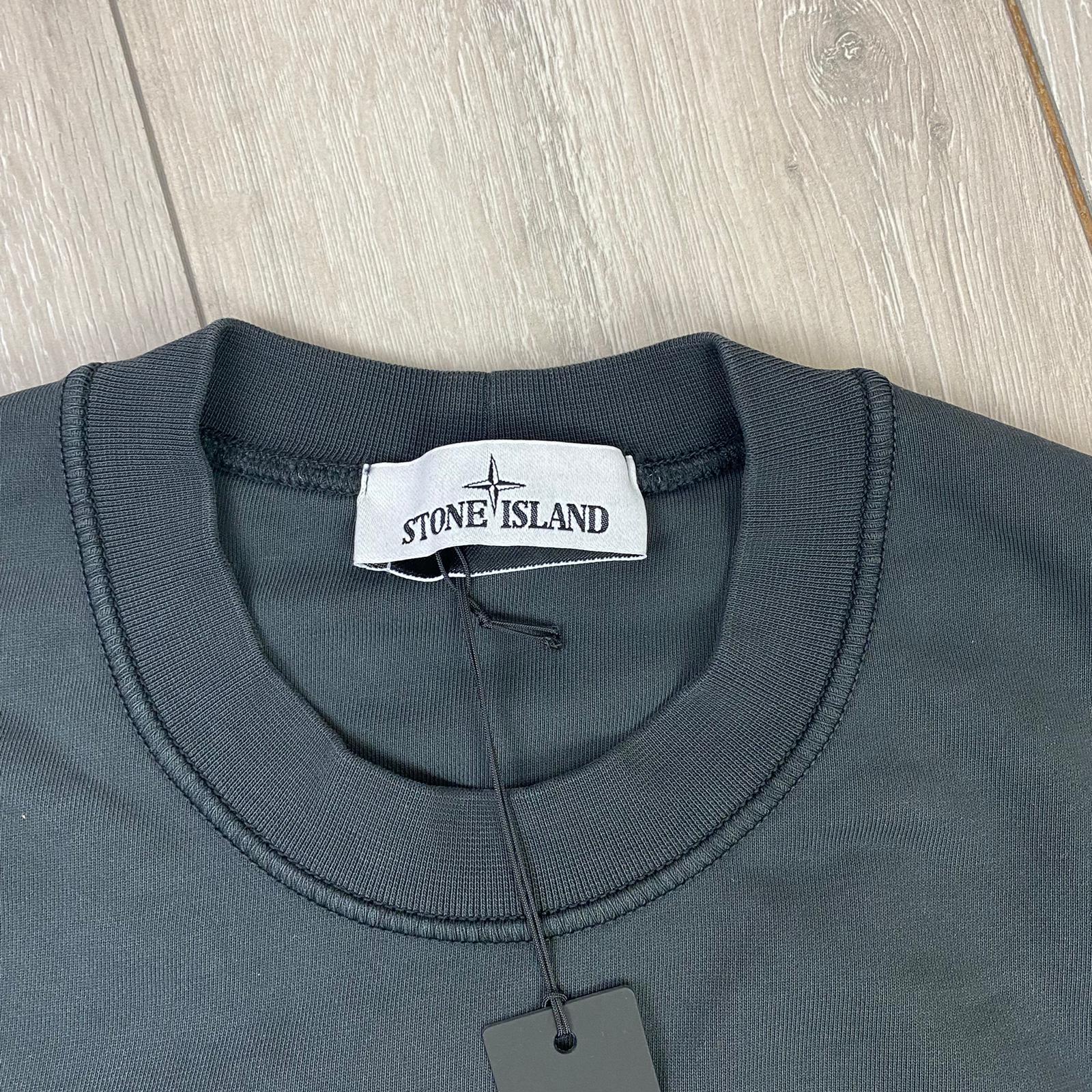 Stone Island Dyed Sweatshirt - Charcoal