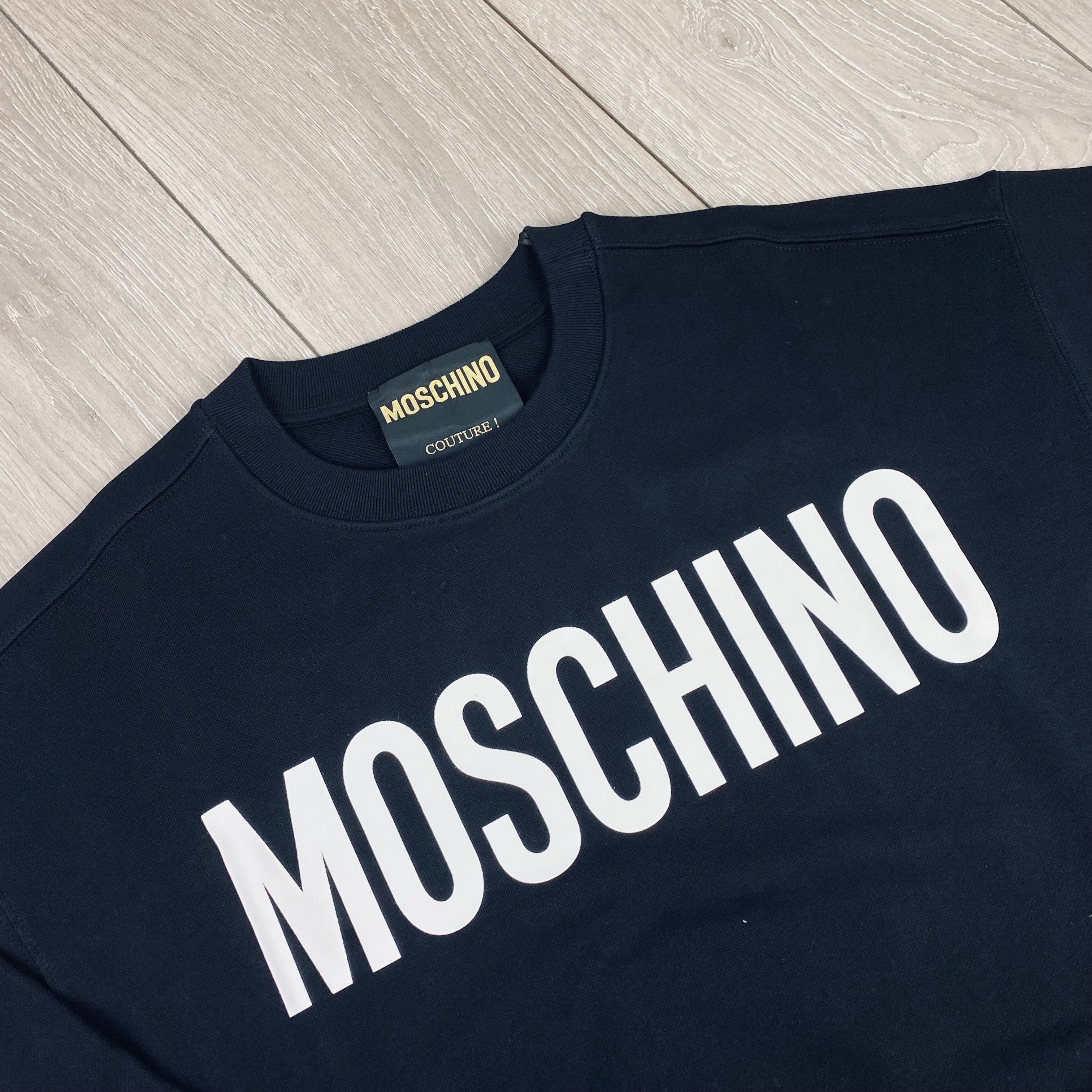 Moschino Printed Sweatshirt - Black