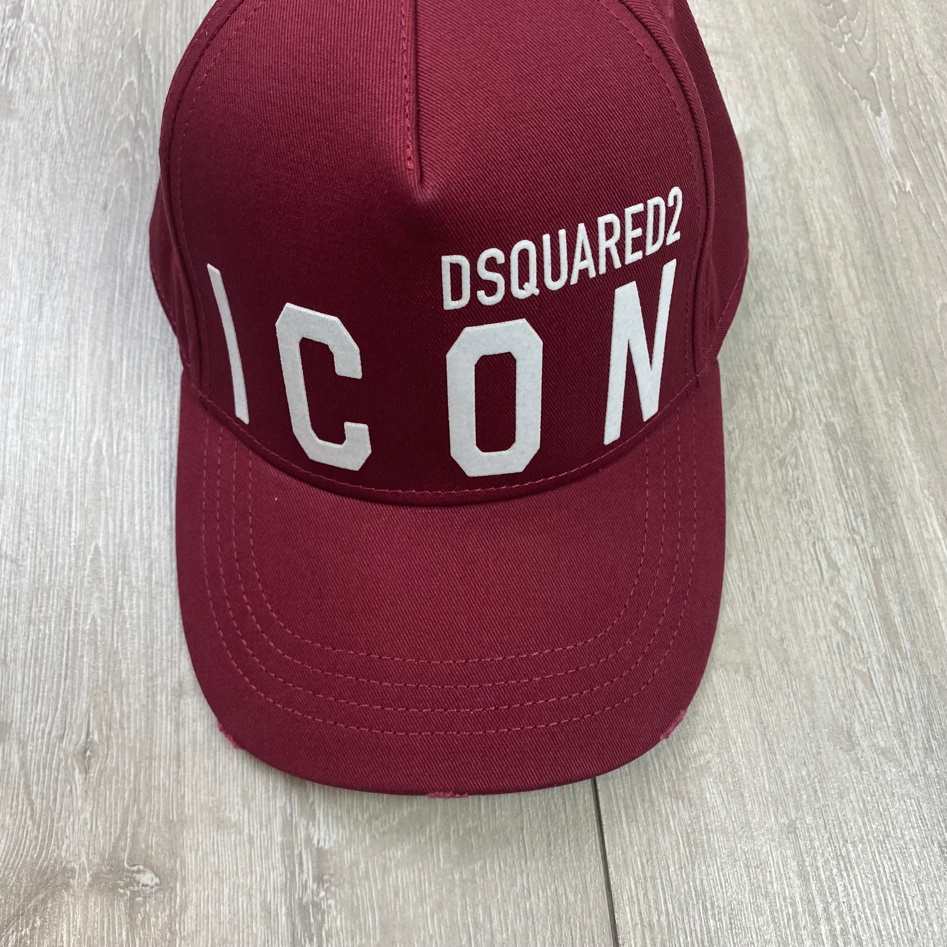 DSQUARED2 ICON Baseball Cap - Maroon