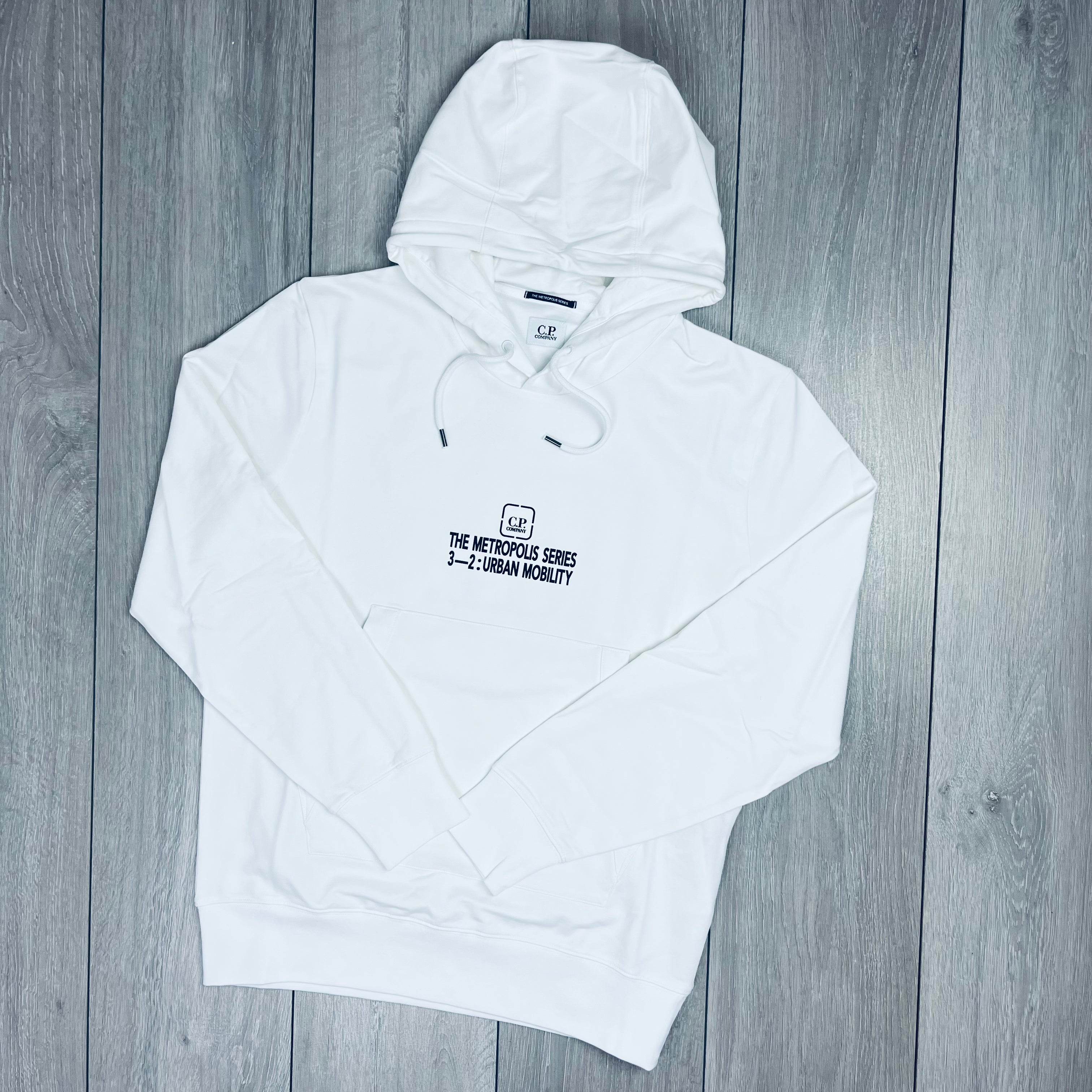 CP Company Metropolis Hoodie - White