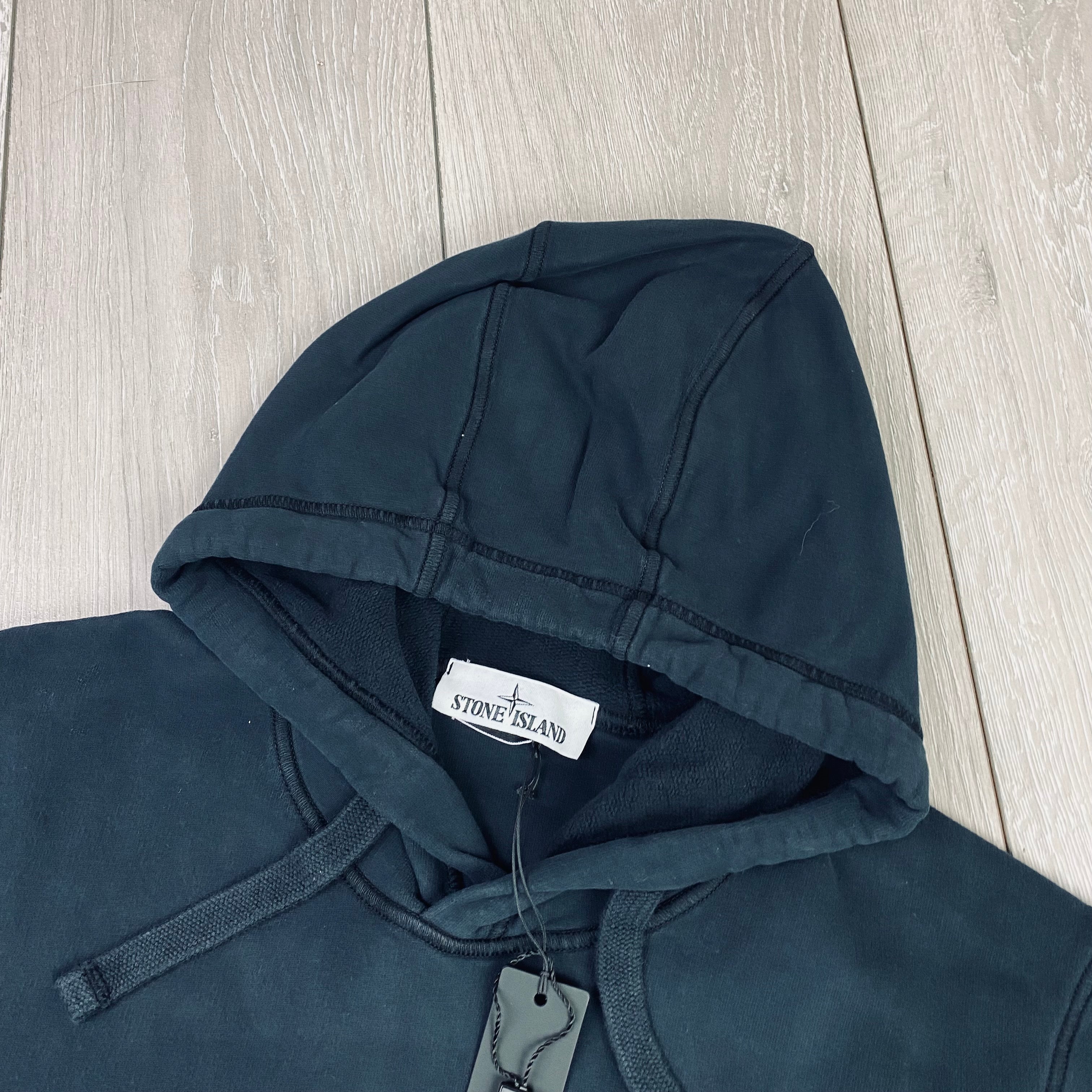 Stone Island Dyed Hoodie - Navy