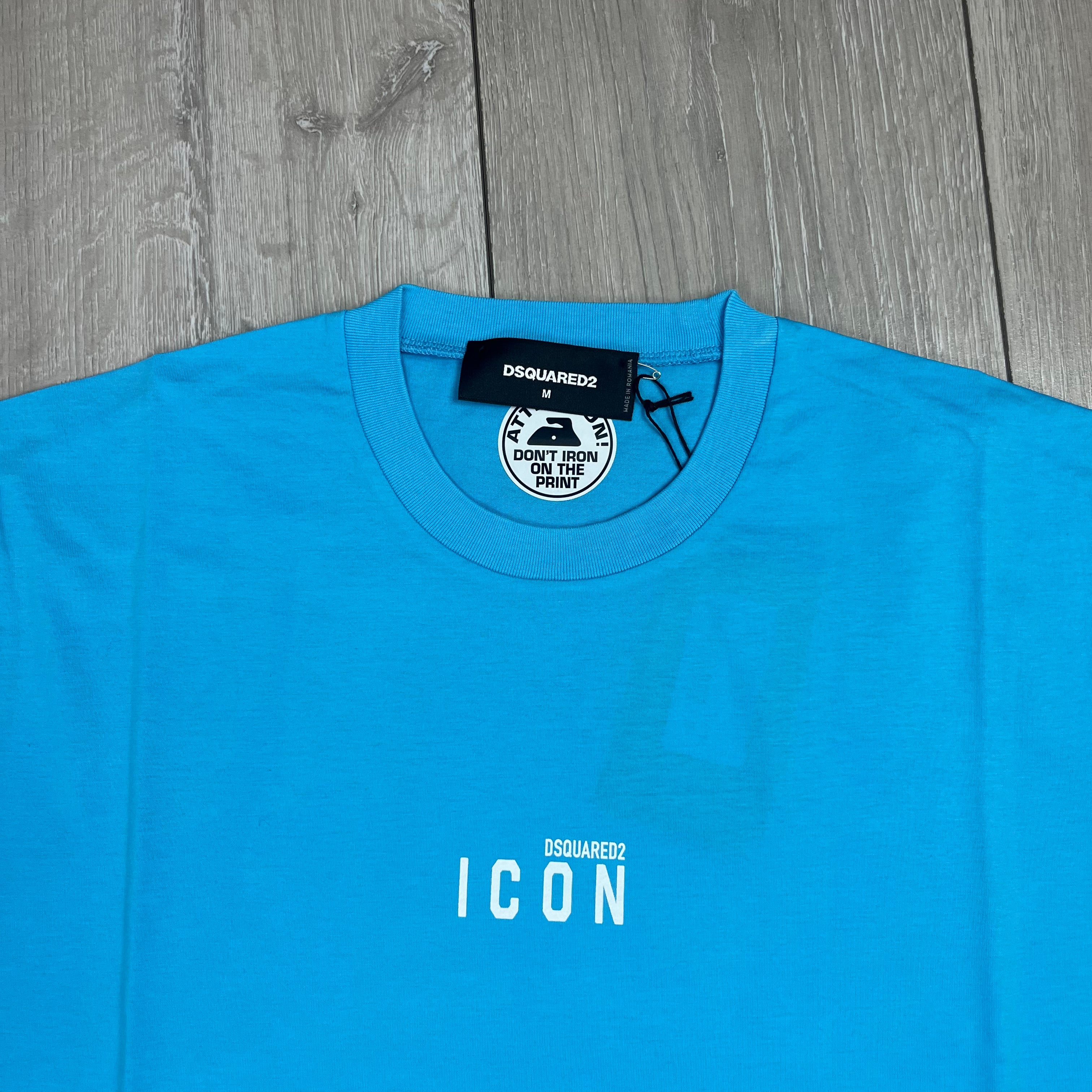 DSQUARED2 ICON T-Shirt - Miami Blue