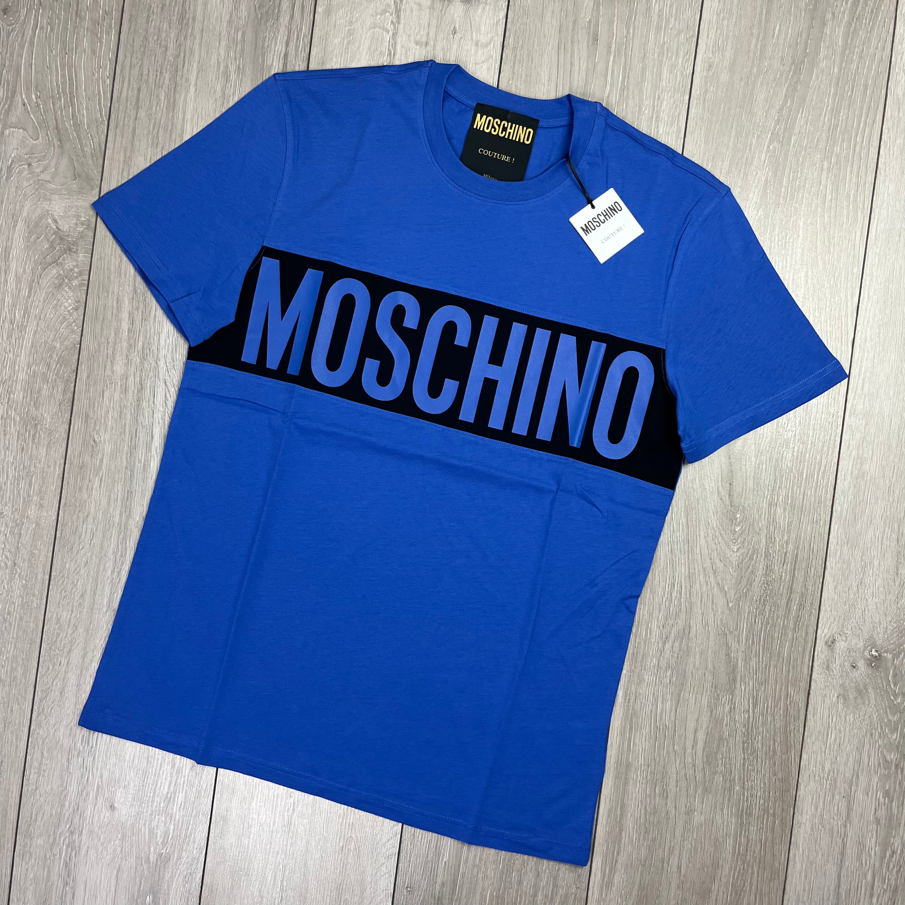 Moschino Printed T-Shirt - Blue