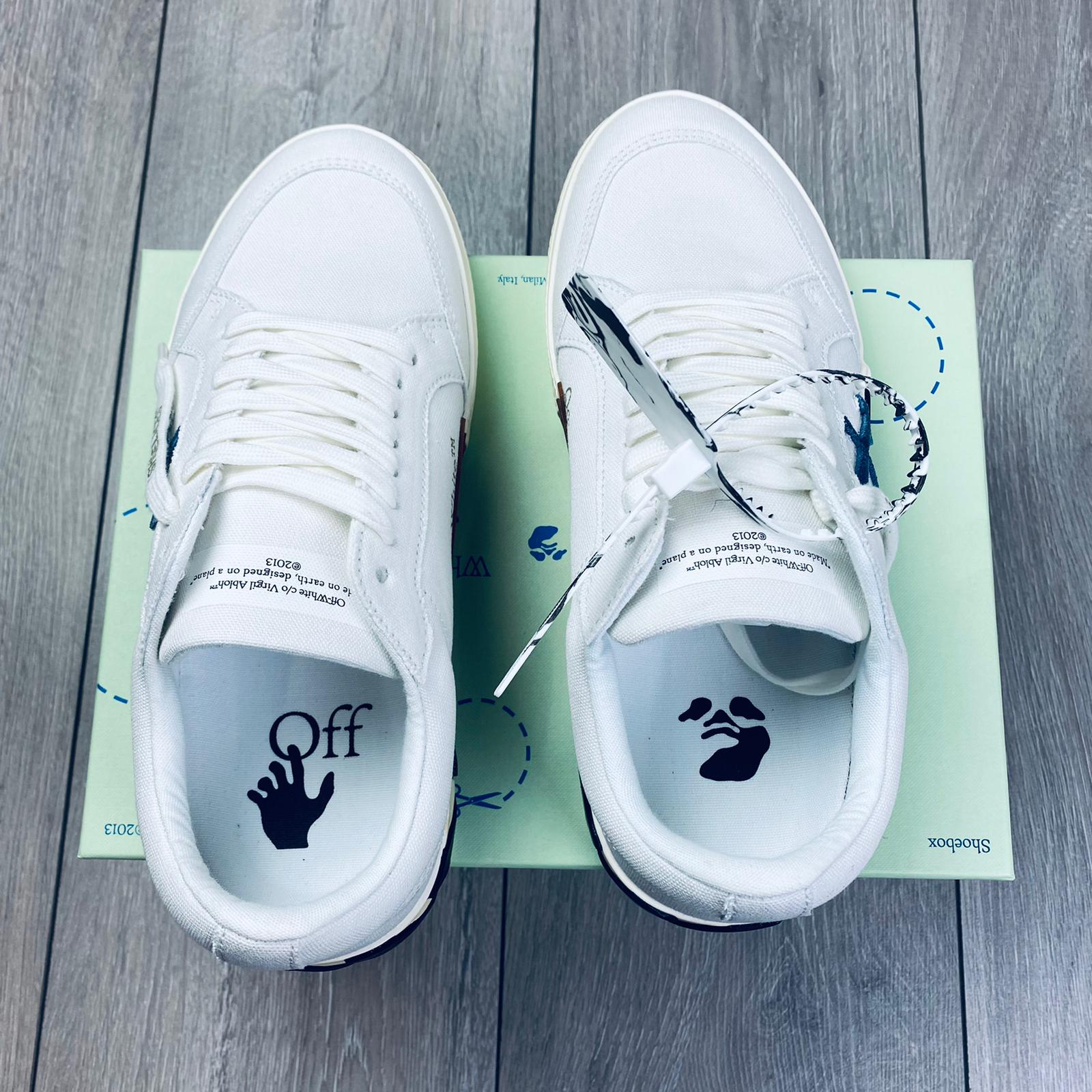 Off-White Canvas Sneakers - White