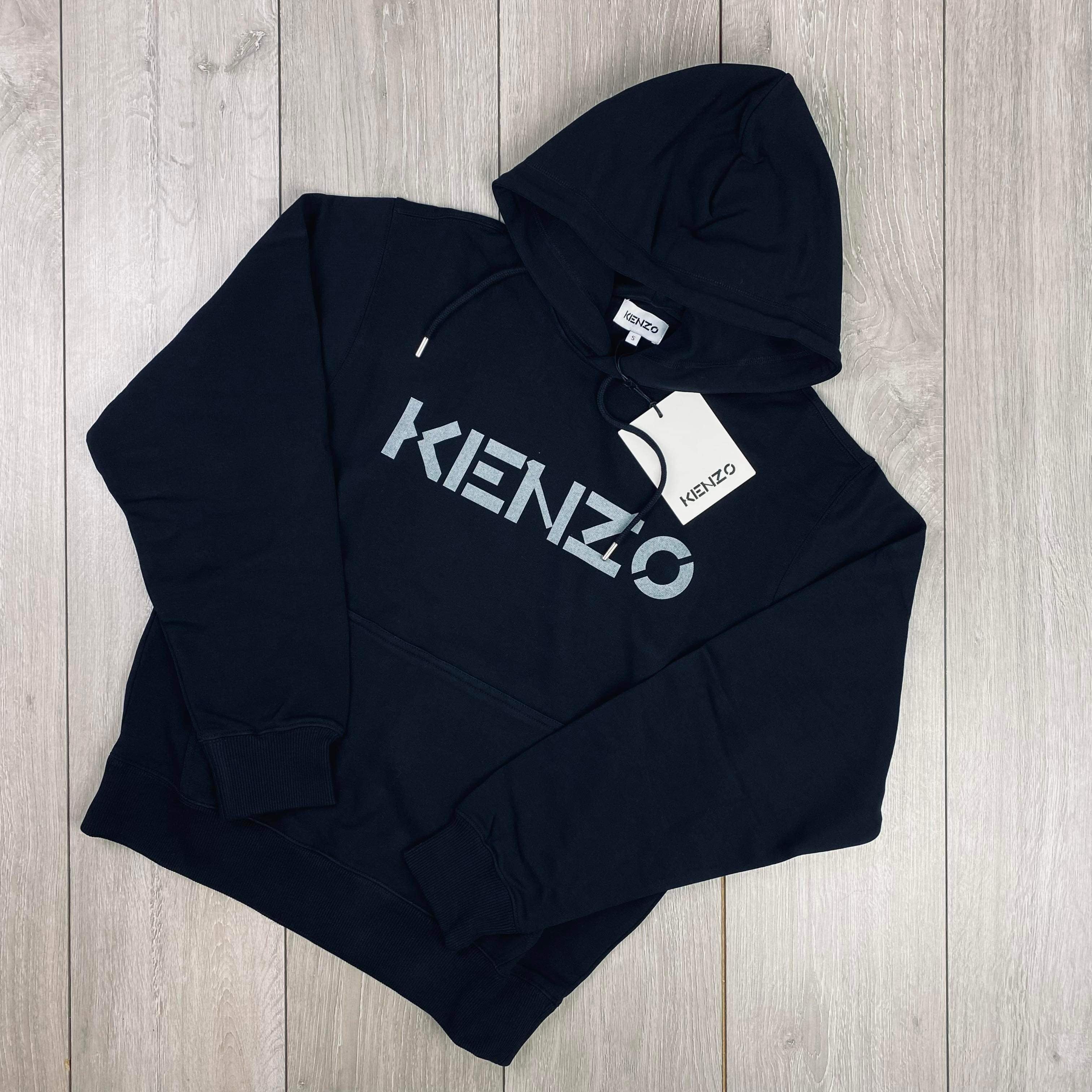 Kenzo Printed Hoodie - Black