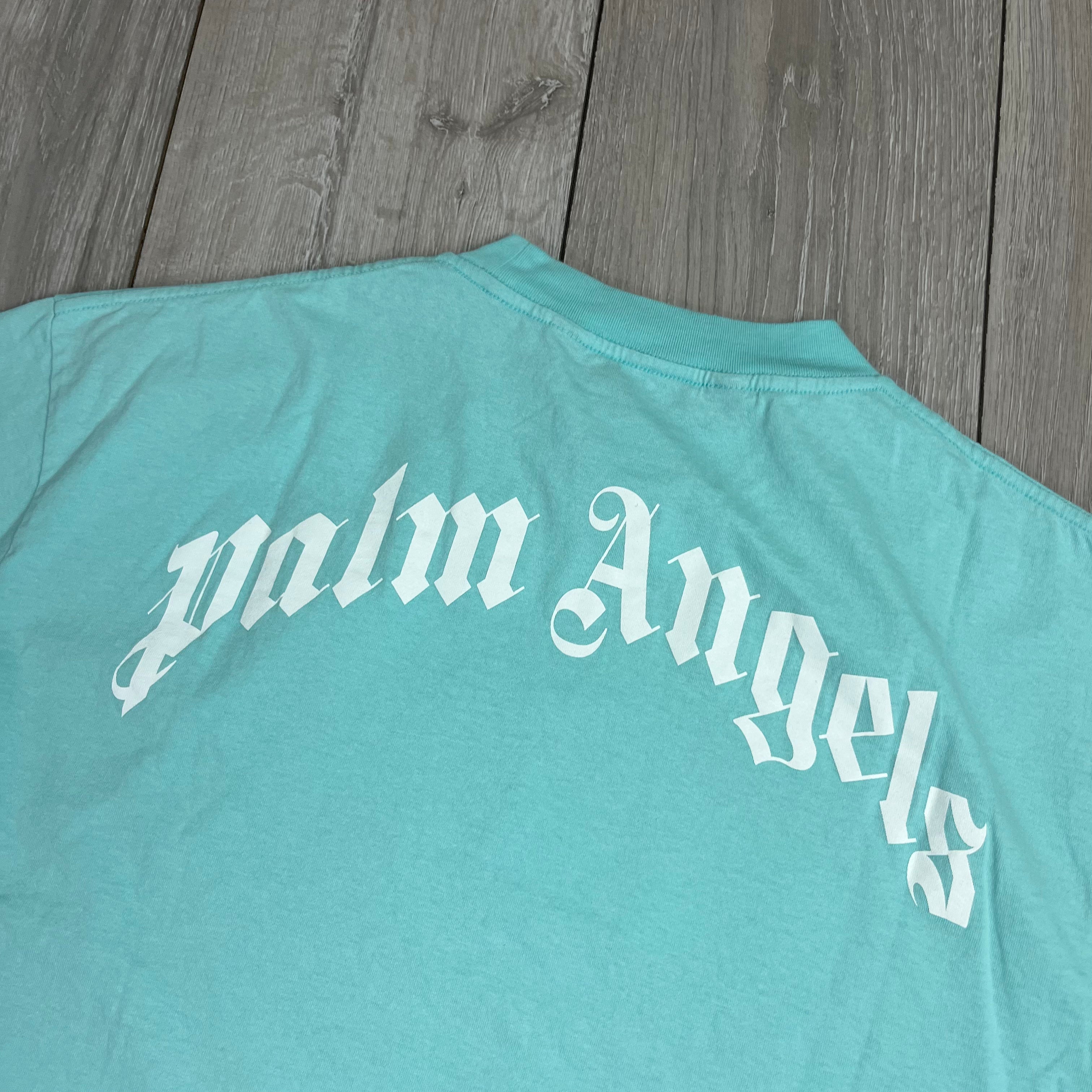 Palm Angels Shark T-Shirt - Baby Blue