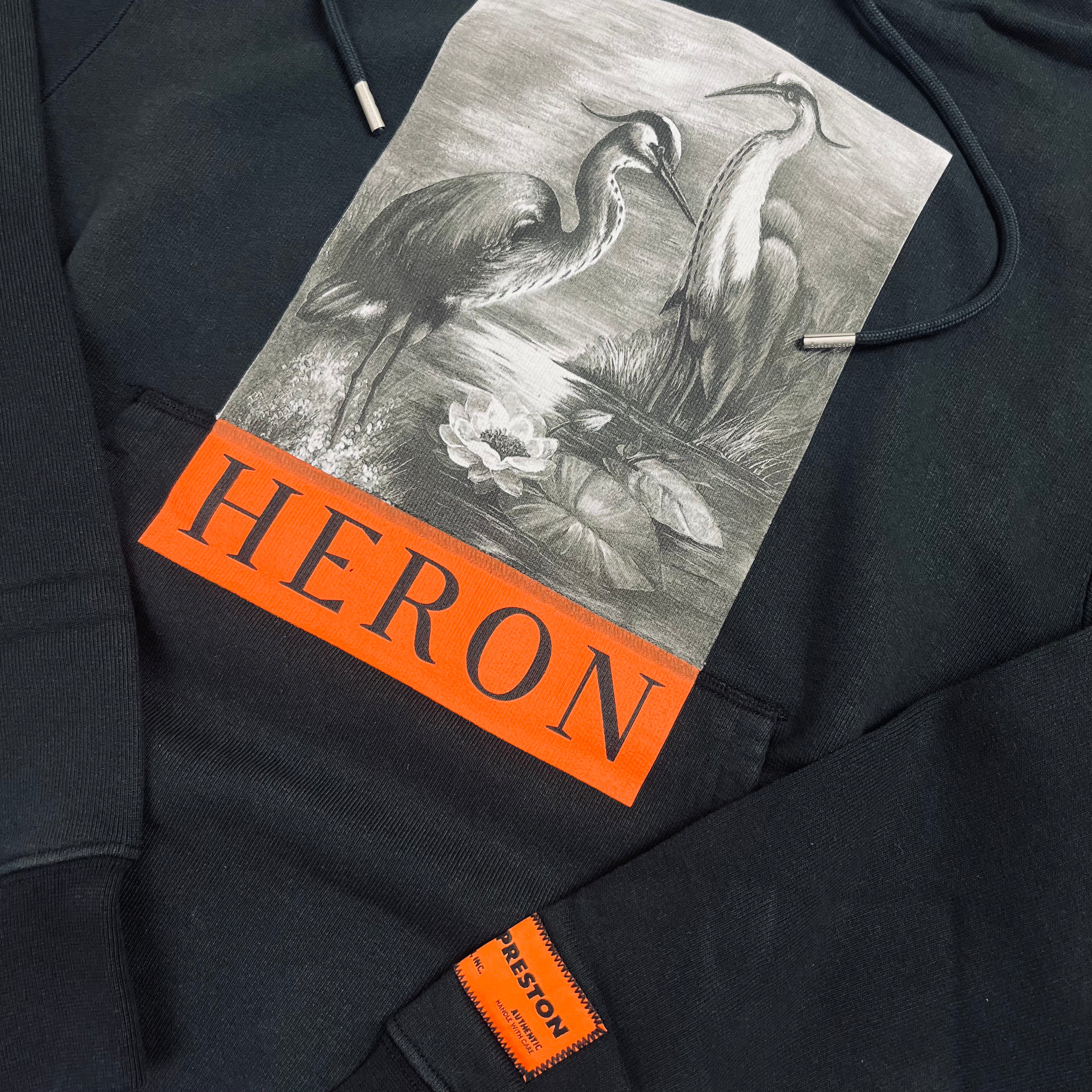 Heron Preston Graphic Hoodie - Black