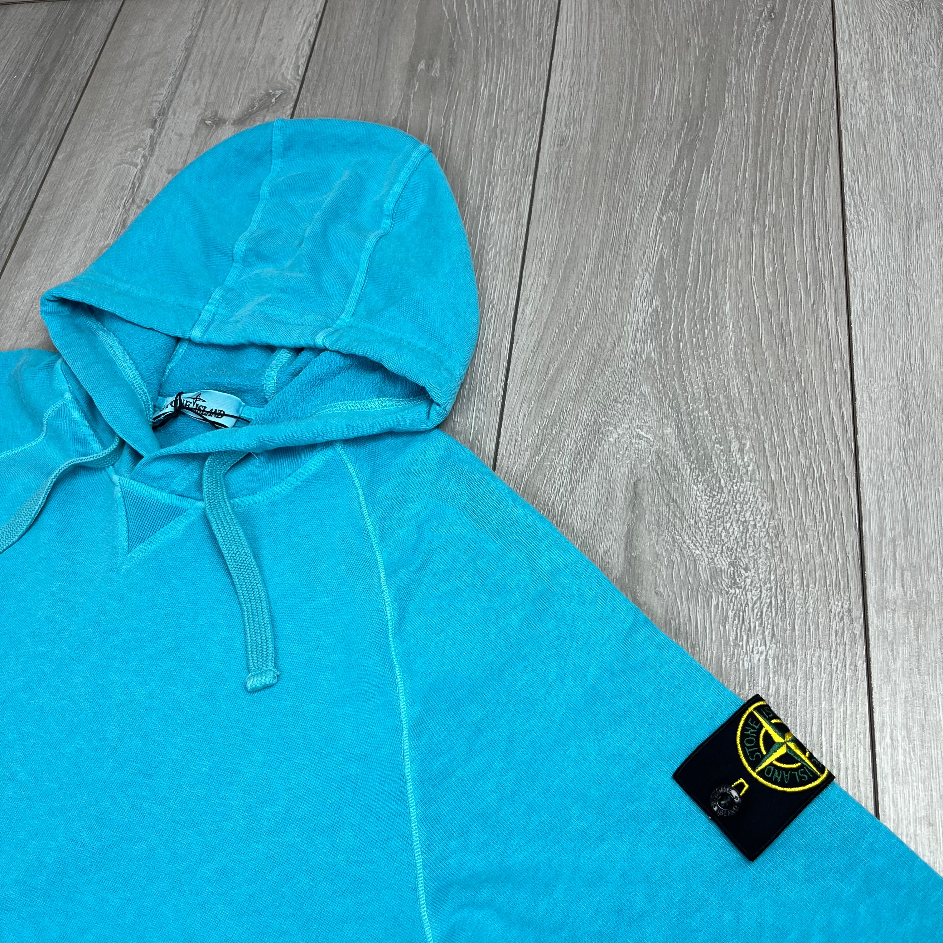 Stone Island Dyed Hoodie - Blue