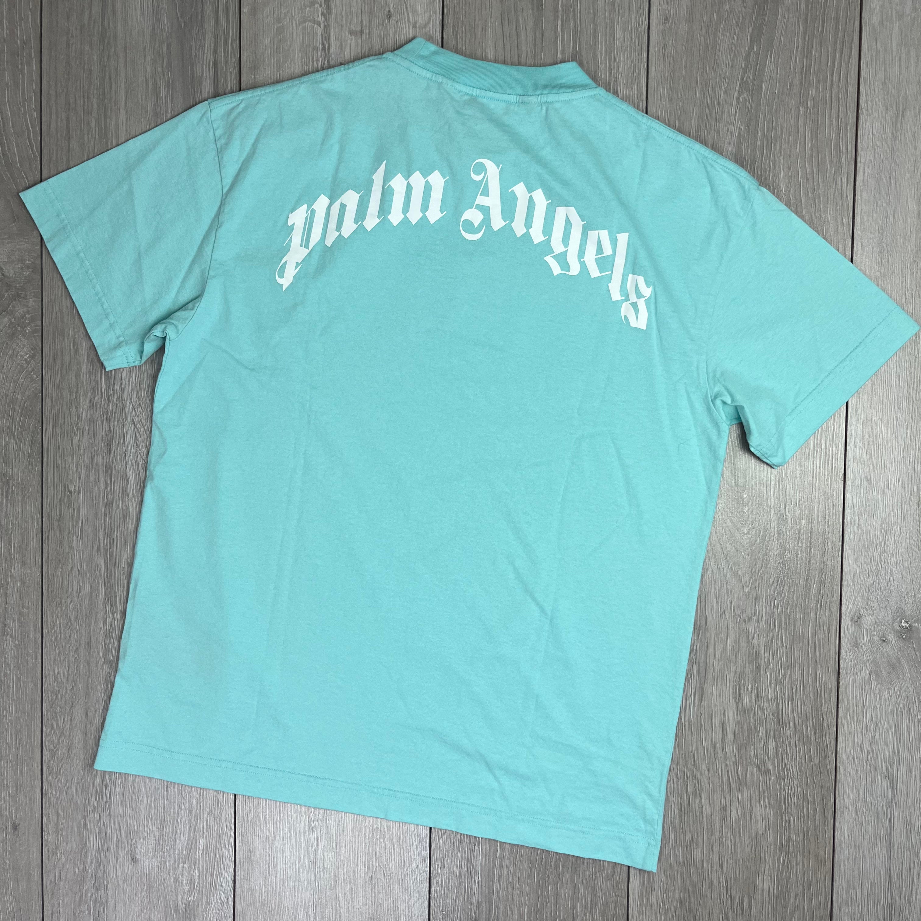 Palm Angels Shark T-Shirt - Baby Blue