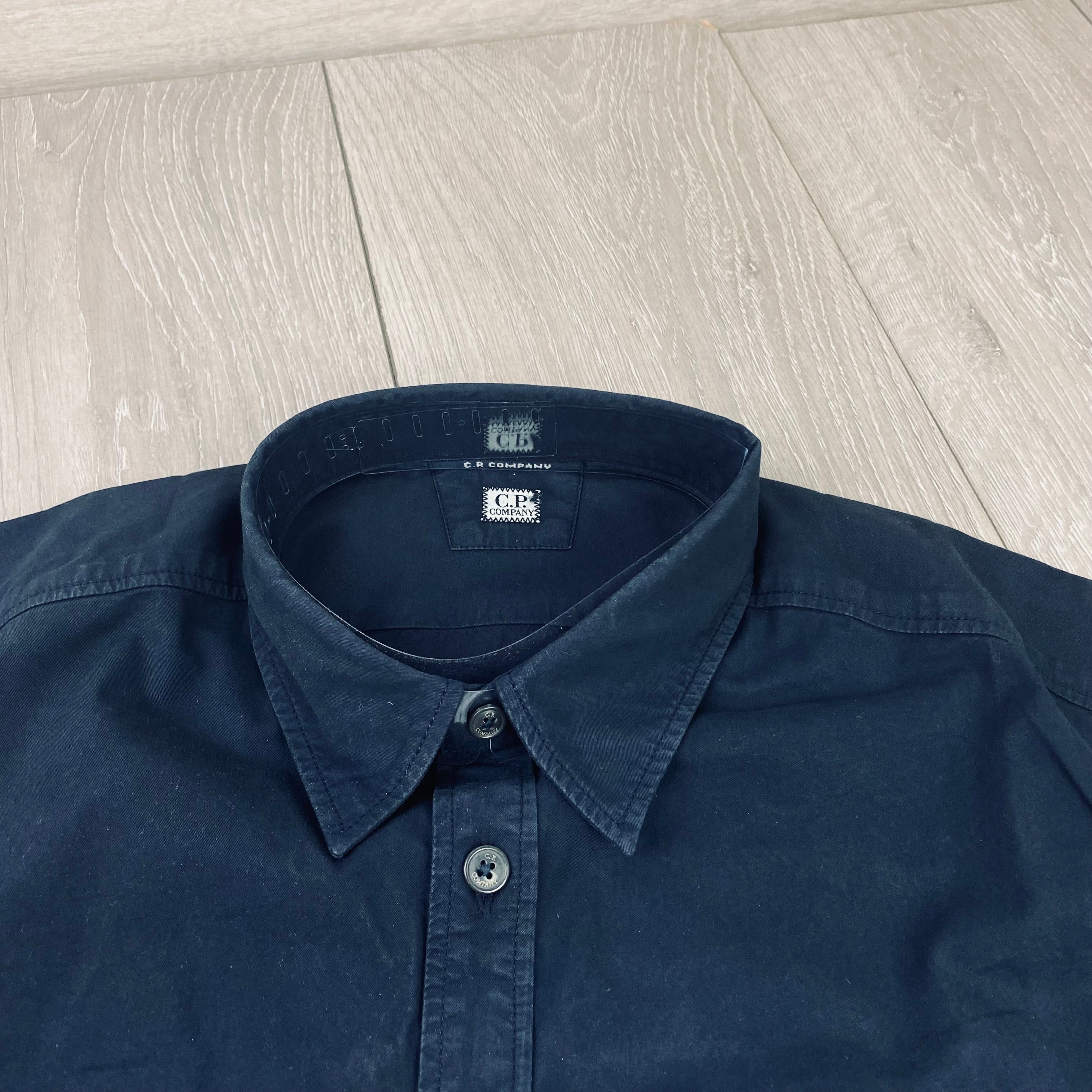 CP Company Button Overshirt - Navy