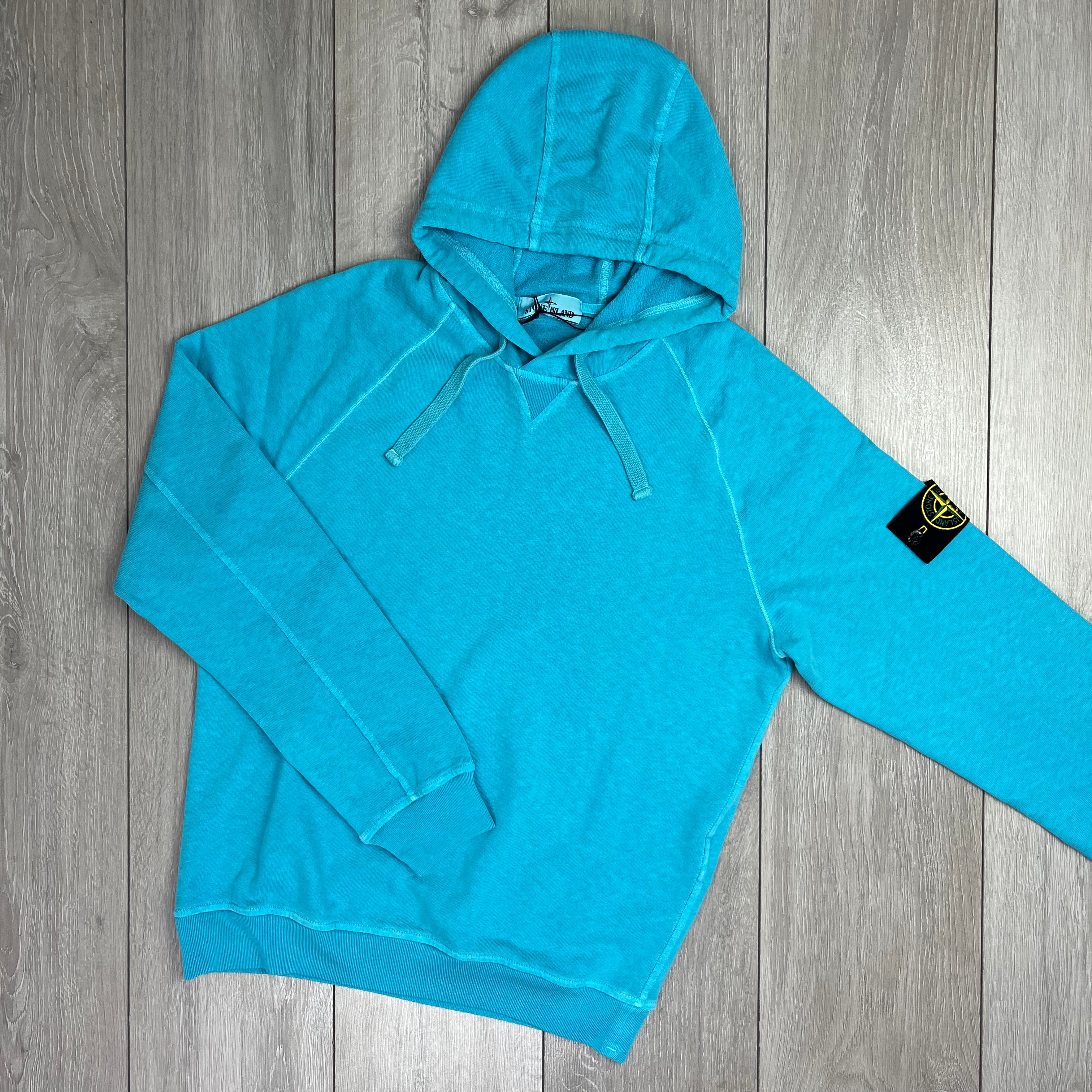 Stone Island Dyed Hoodie - Blue