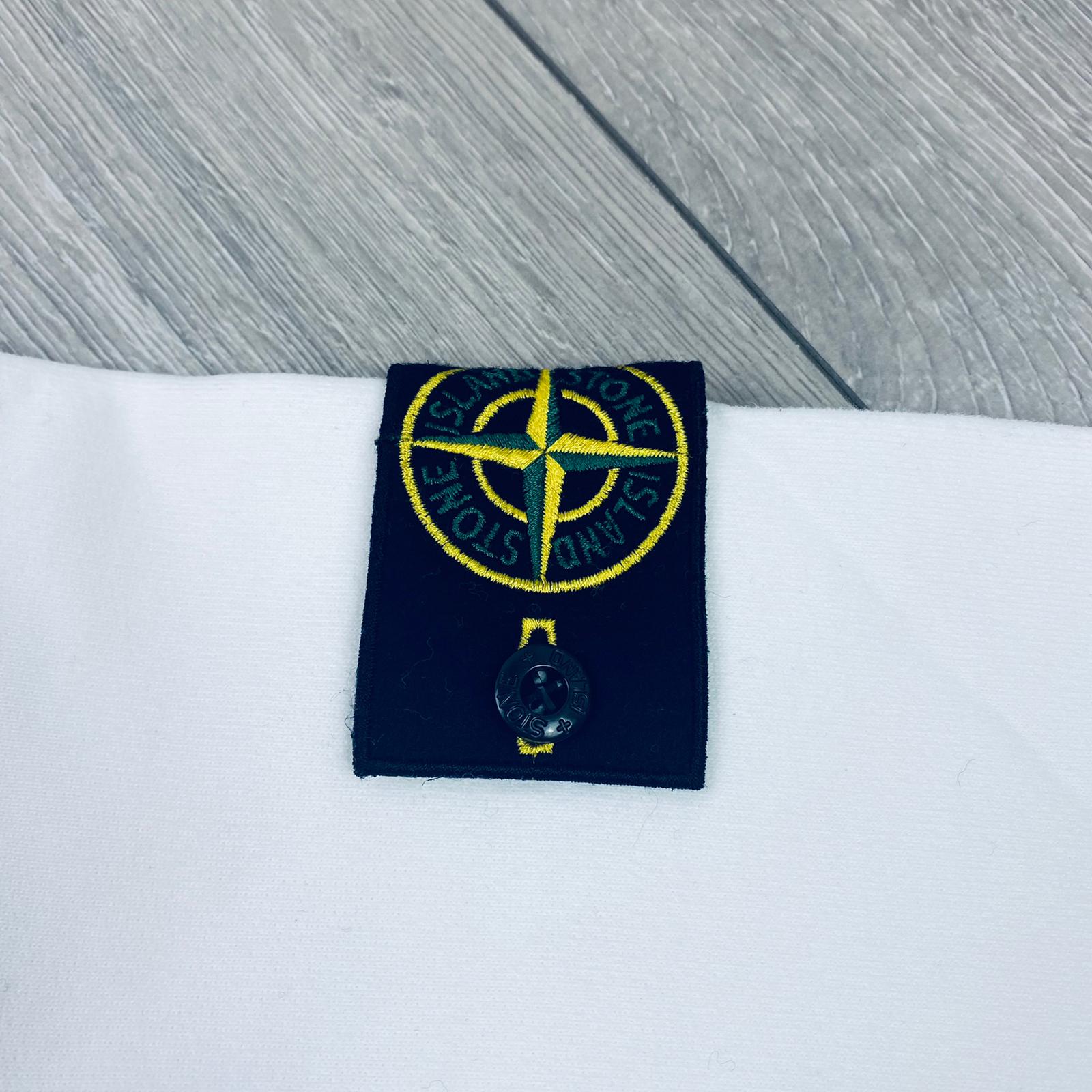 Stone Island Dyed Hoodie - White