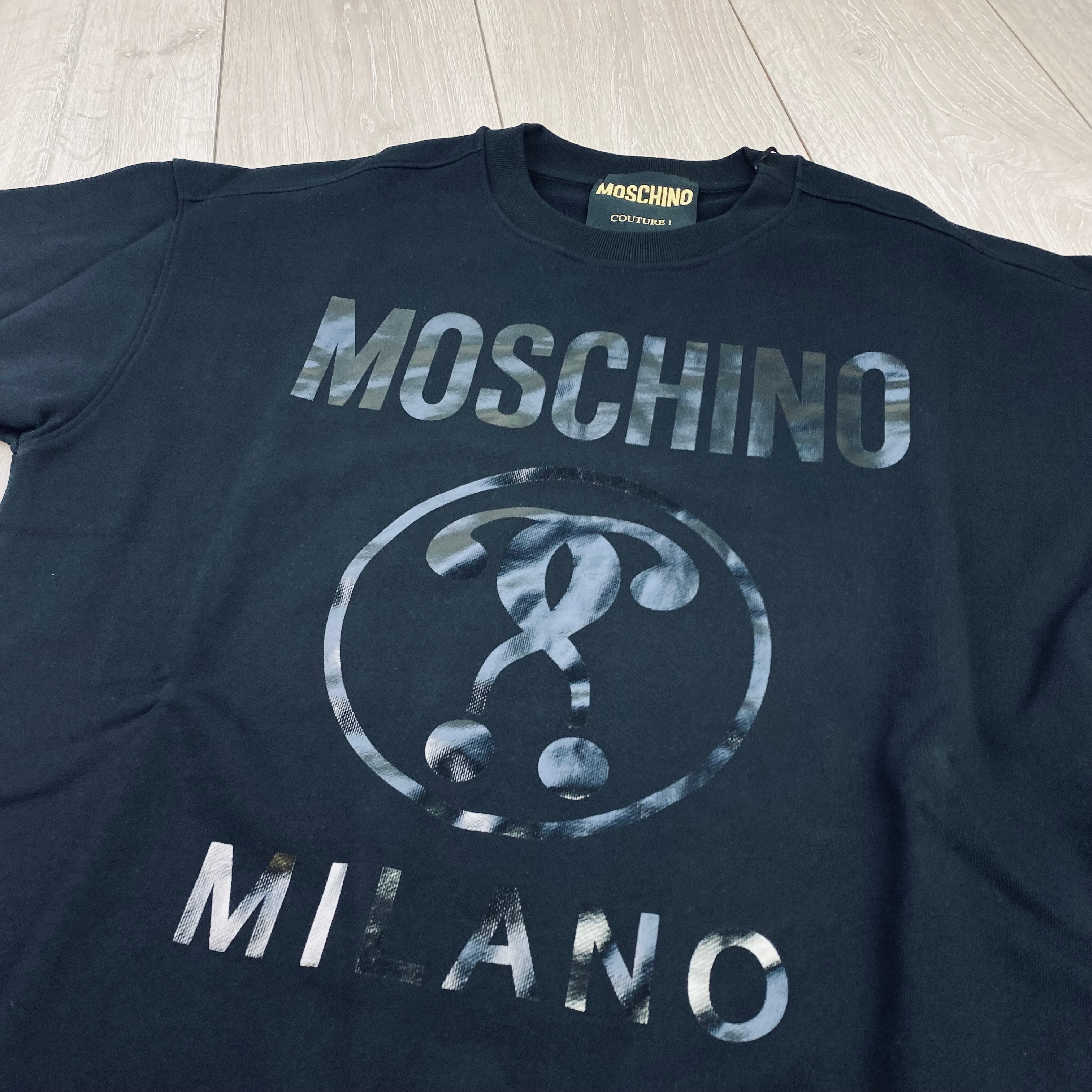 Moschino Printed Sweatshirt - Black