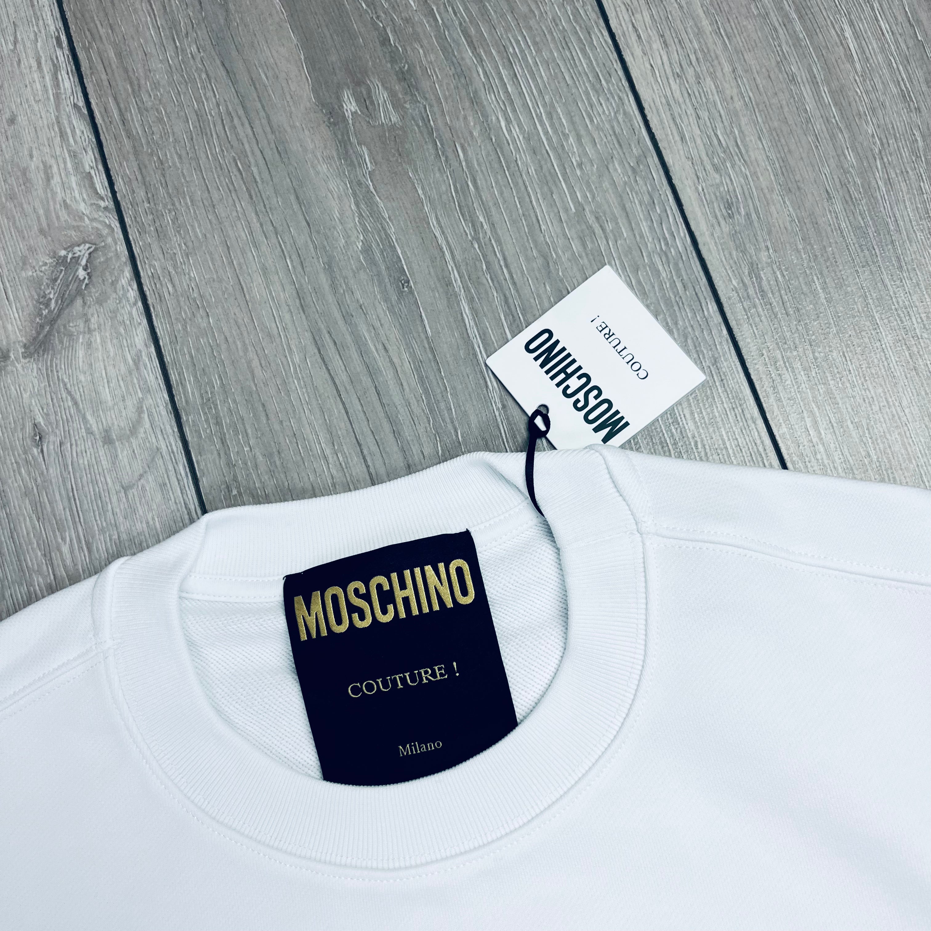 Moschino Printed Sweatshirt - White